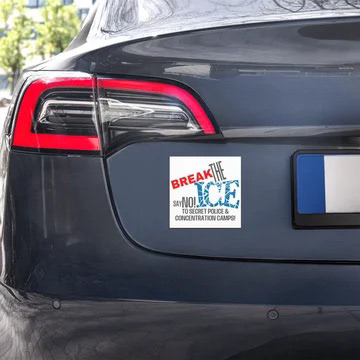 Break The Ice Car Magnet Square