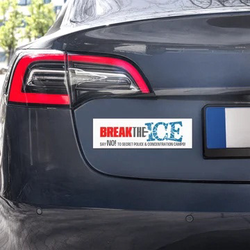 Break The ICE car magnet 10x3