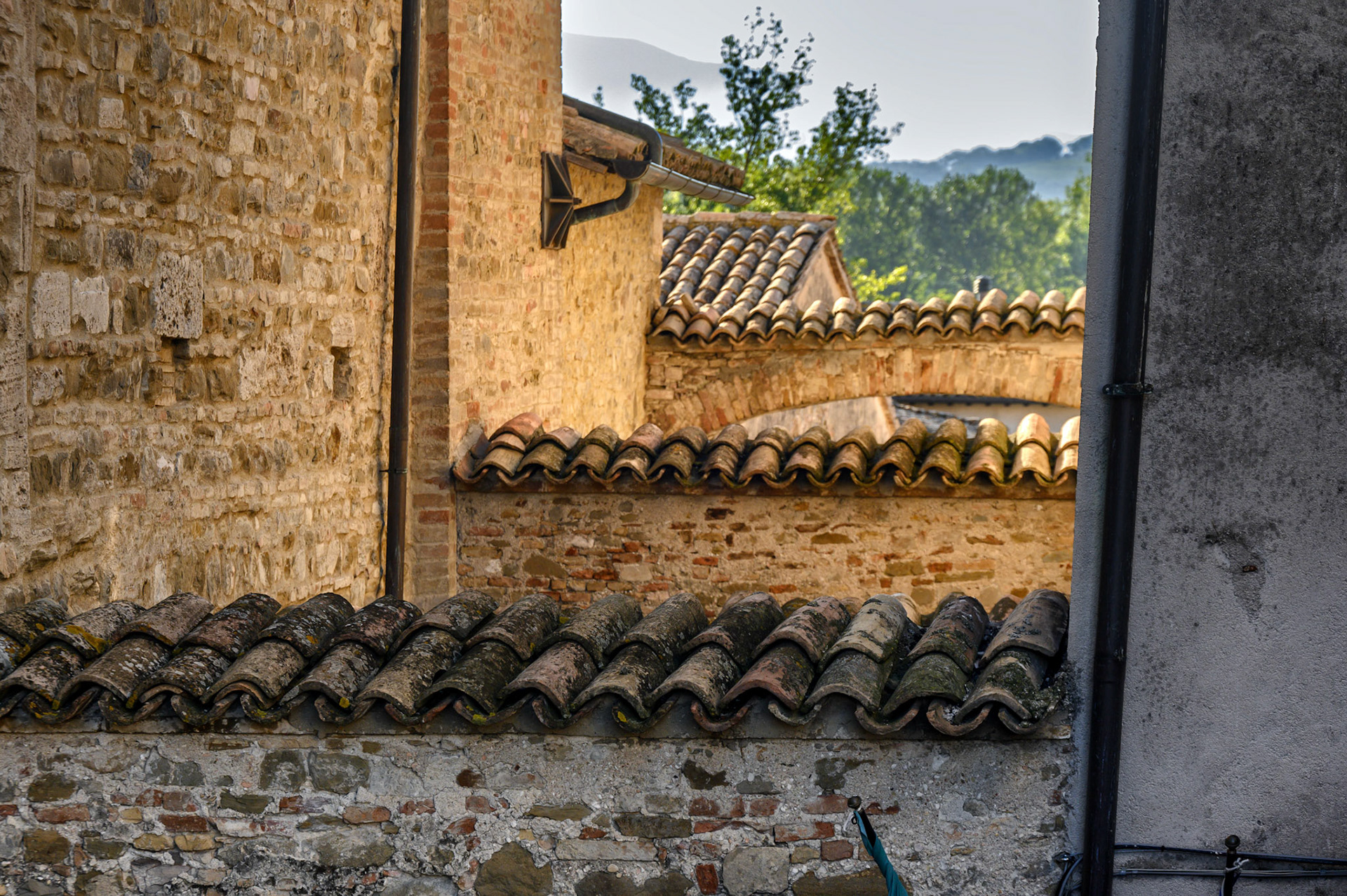 Bevagna - roof lines