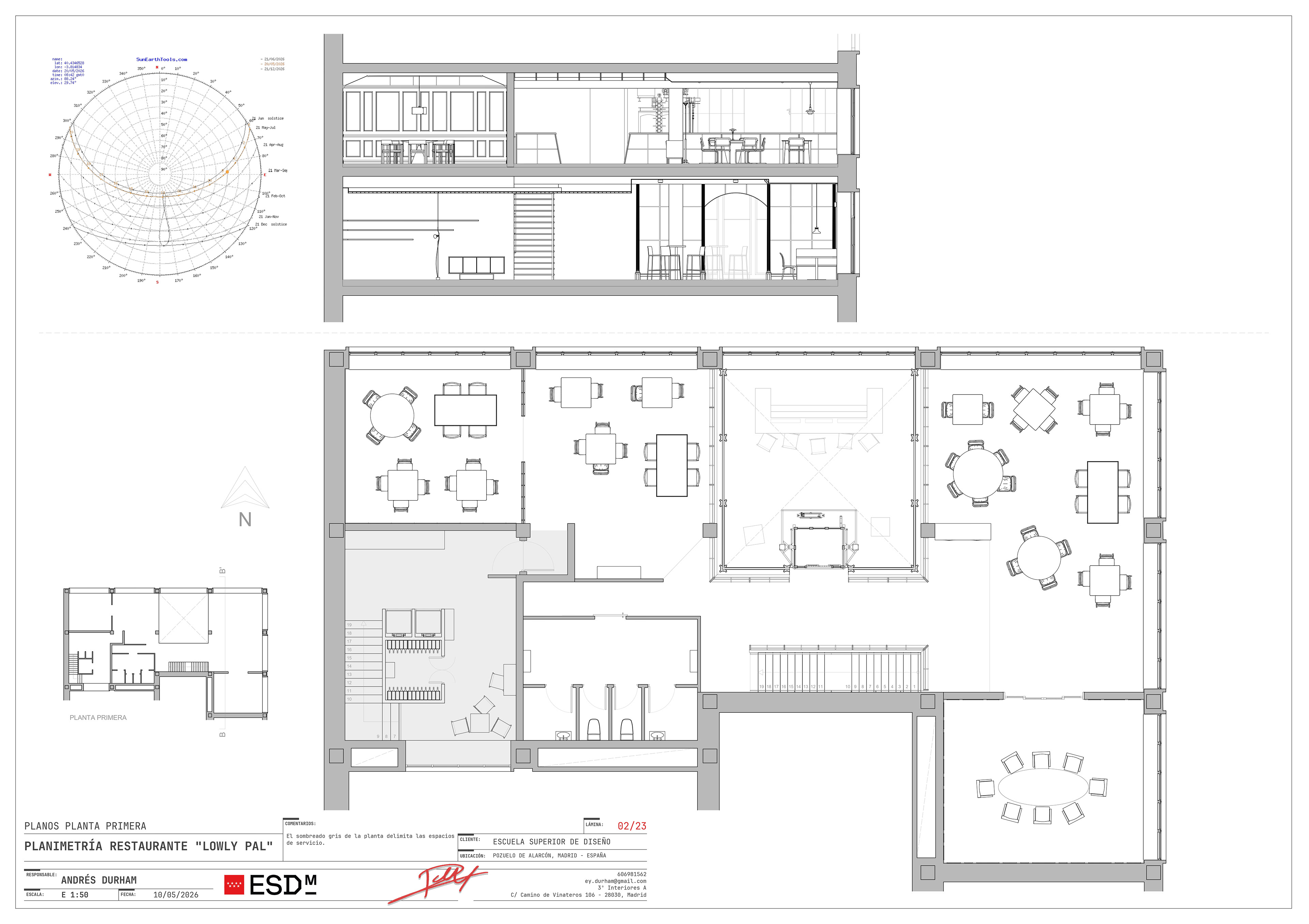 First floor layout