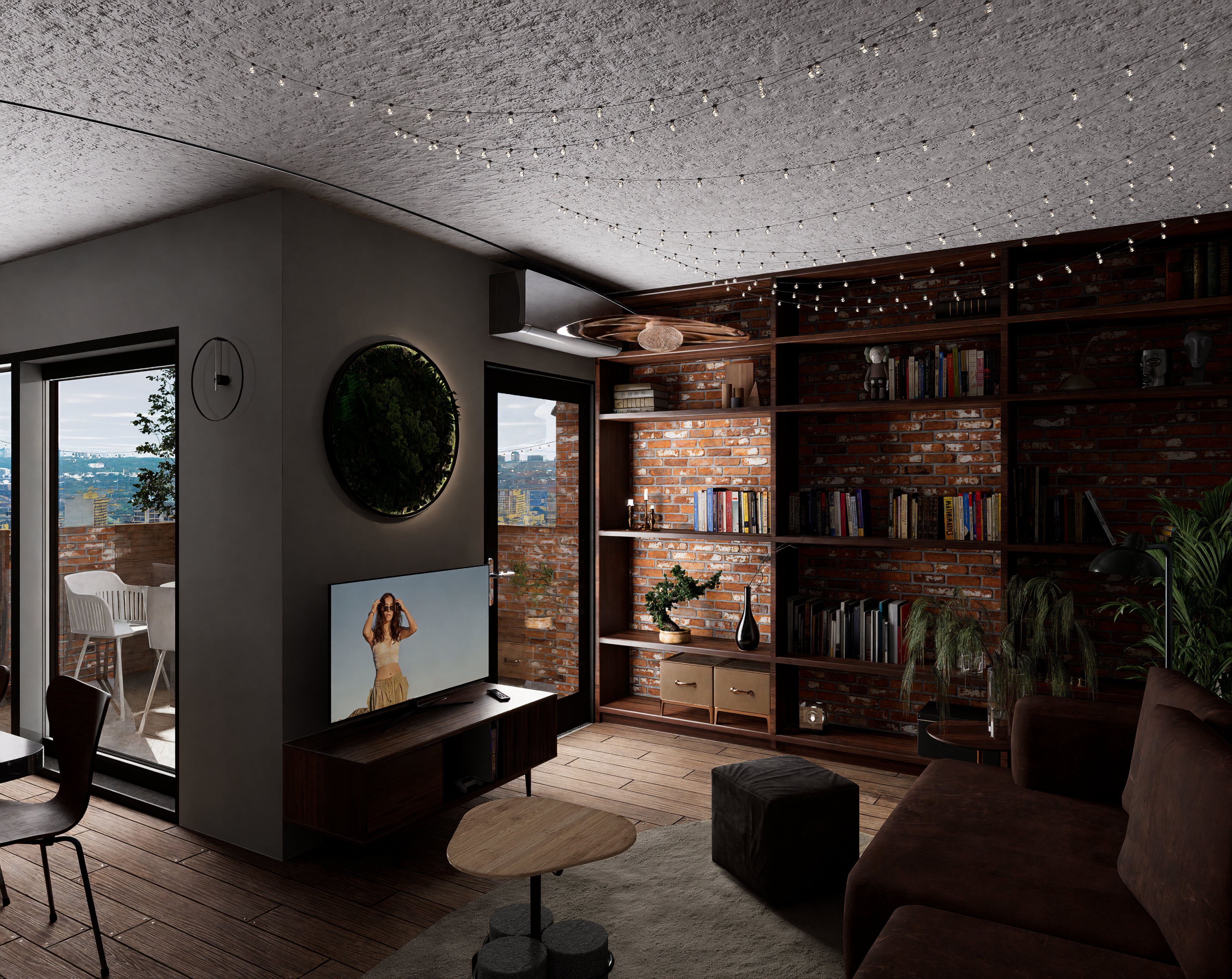 Living room (cloudy)
