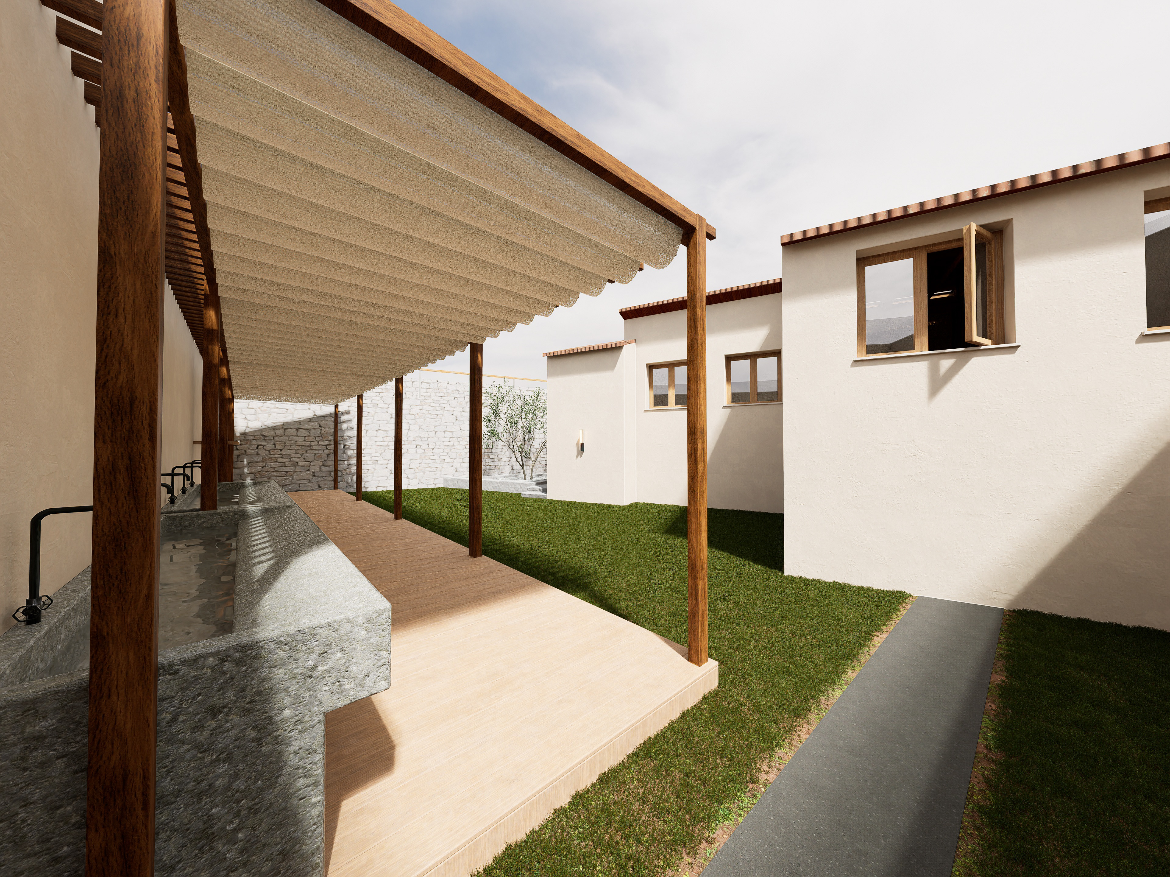 South courtyard
