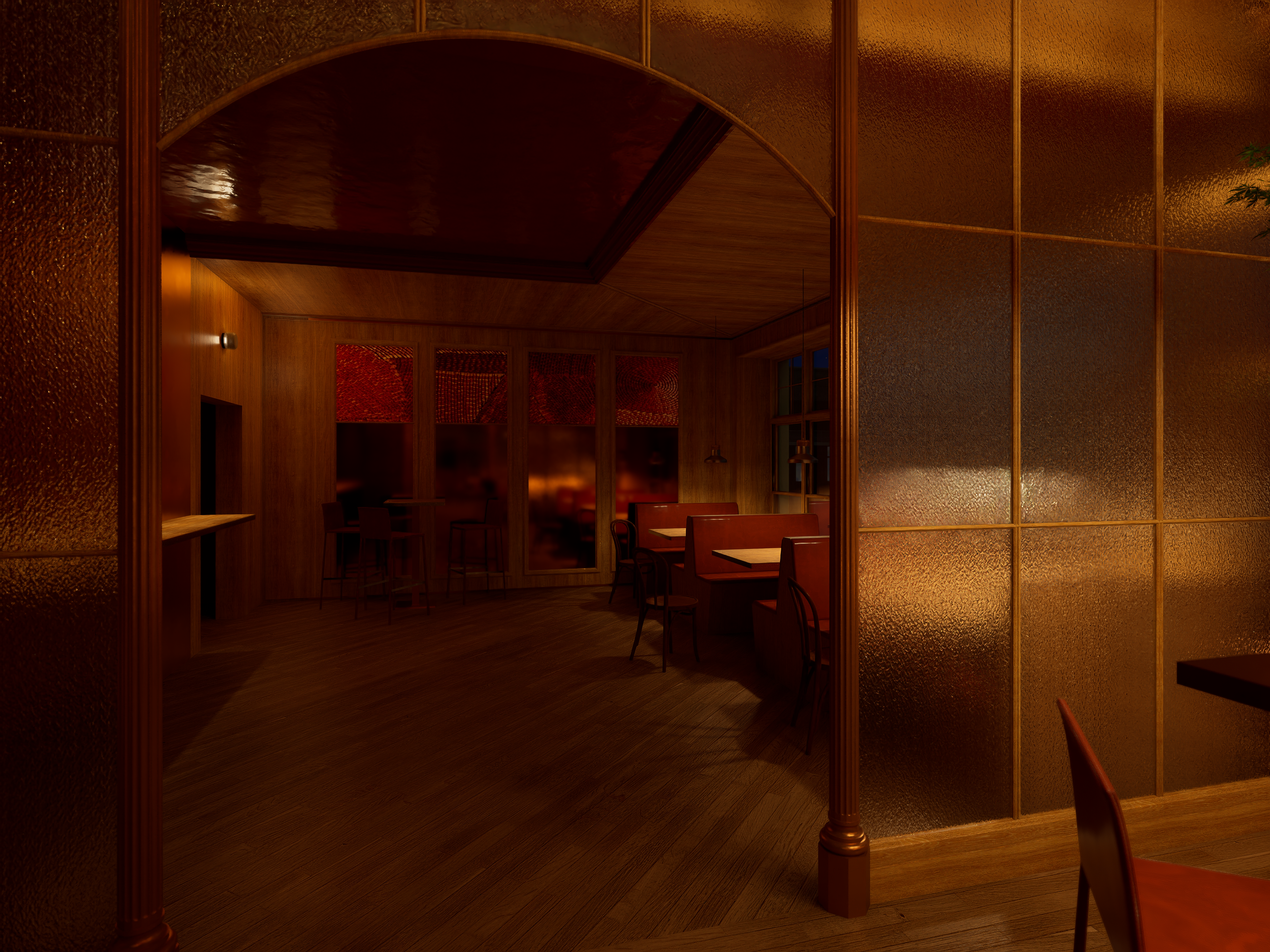 Cocktail bar dinind space 2 (night)