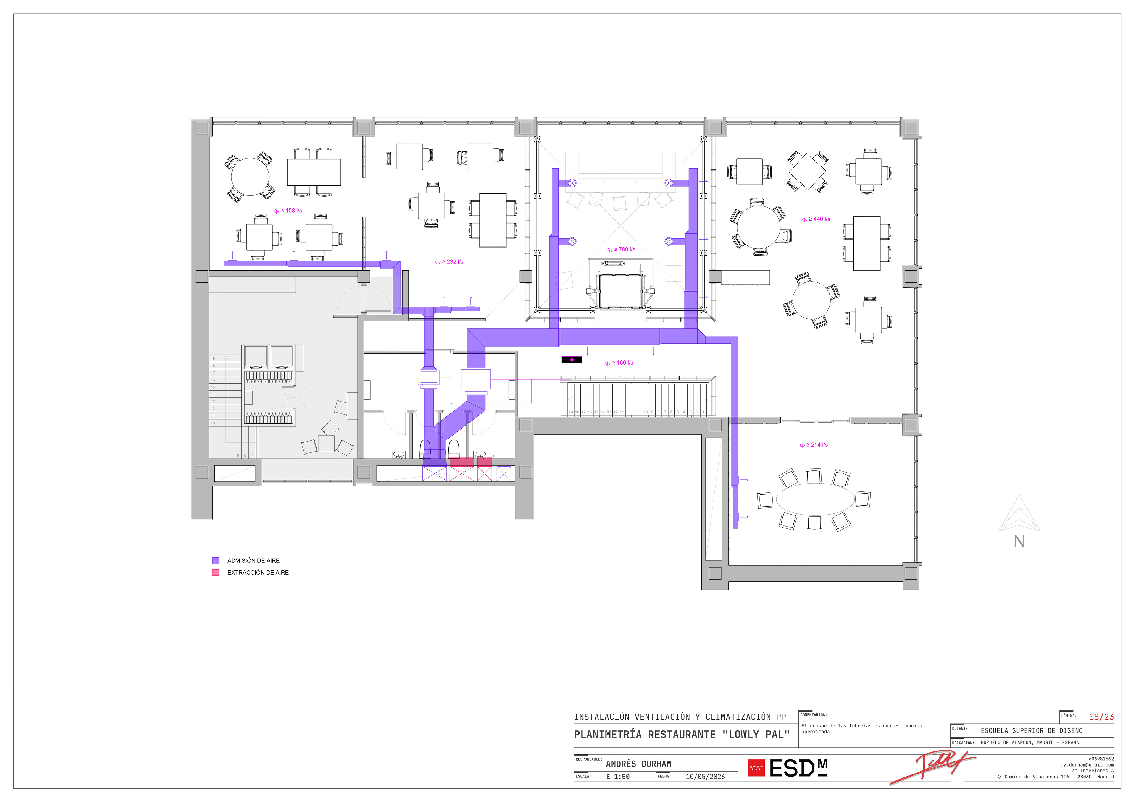 First floor HVAC plan