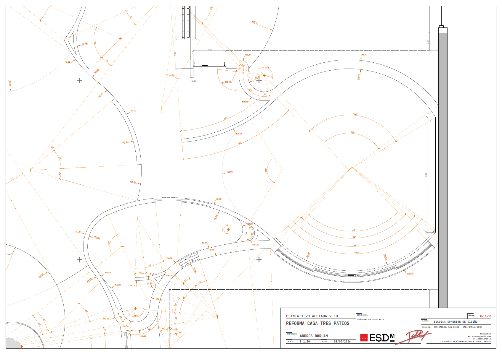 Dimensioned floor plan 2-10