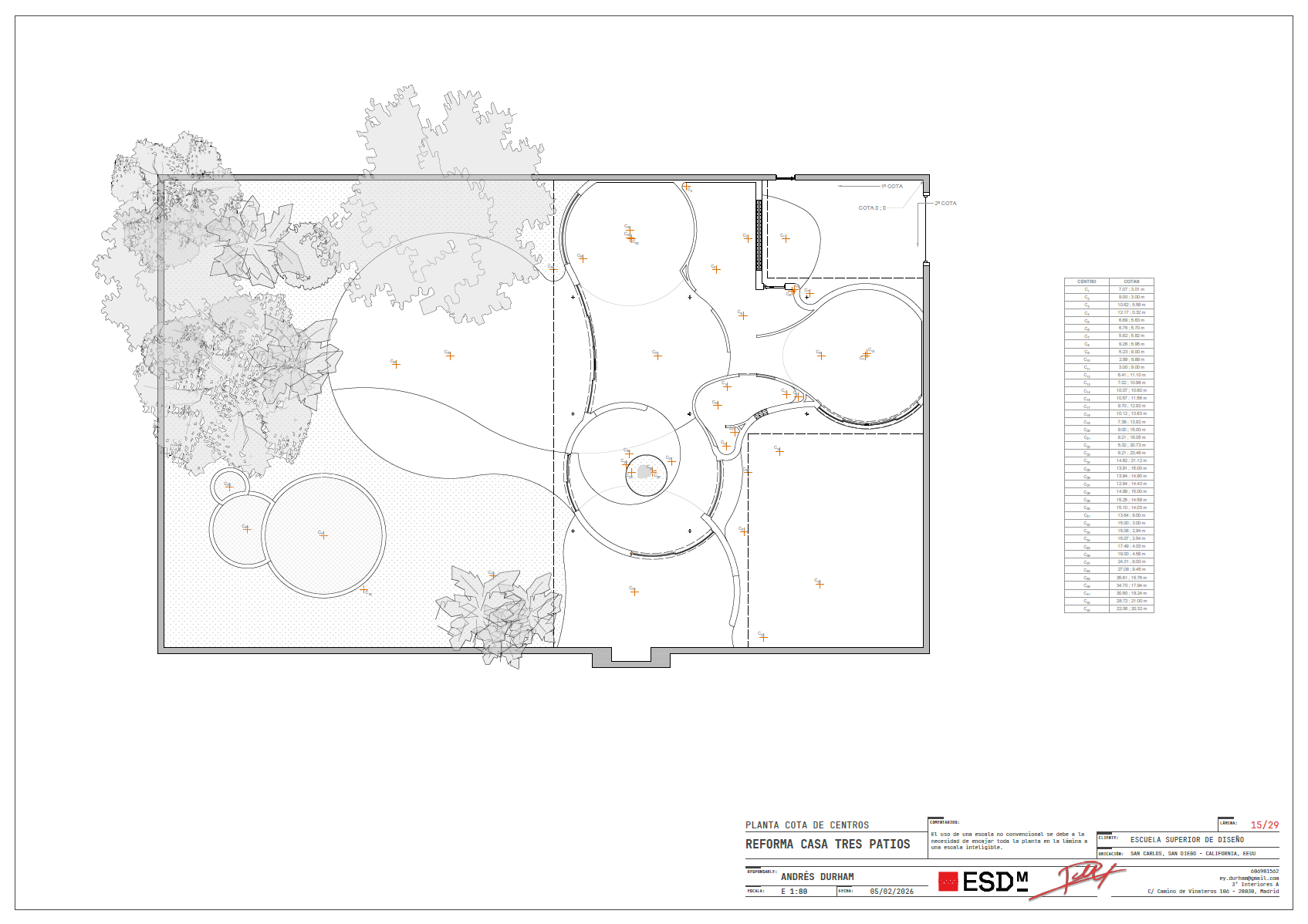 Centerline floor plan