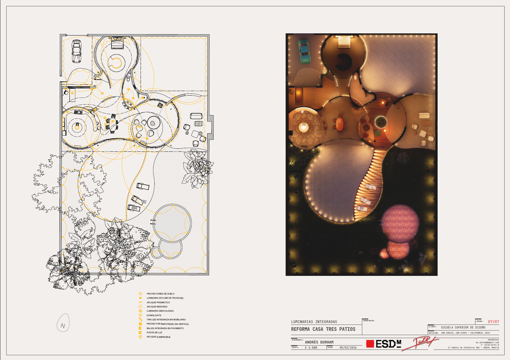 Lighting layout