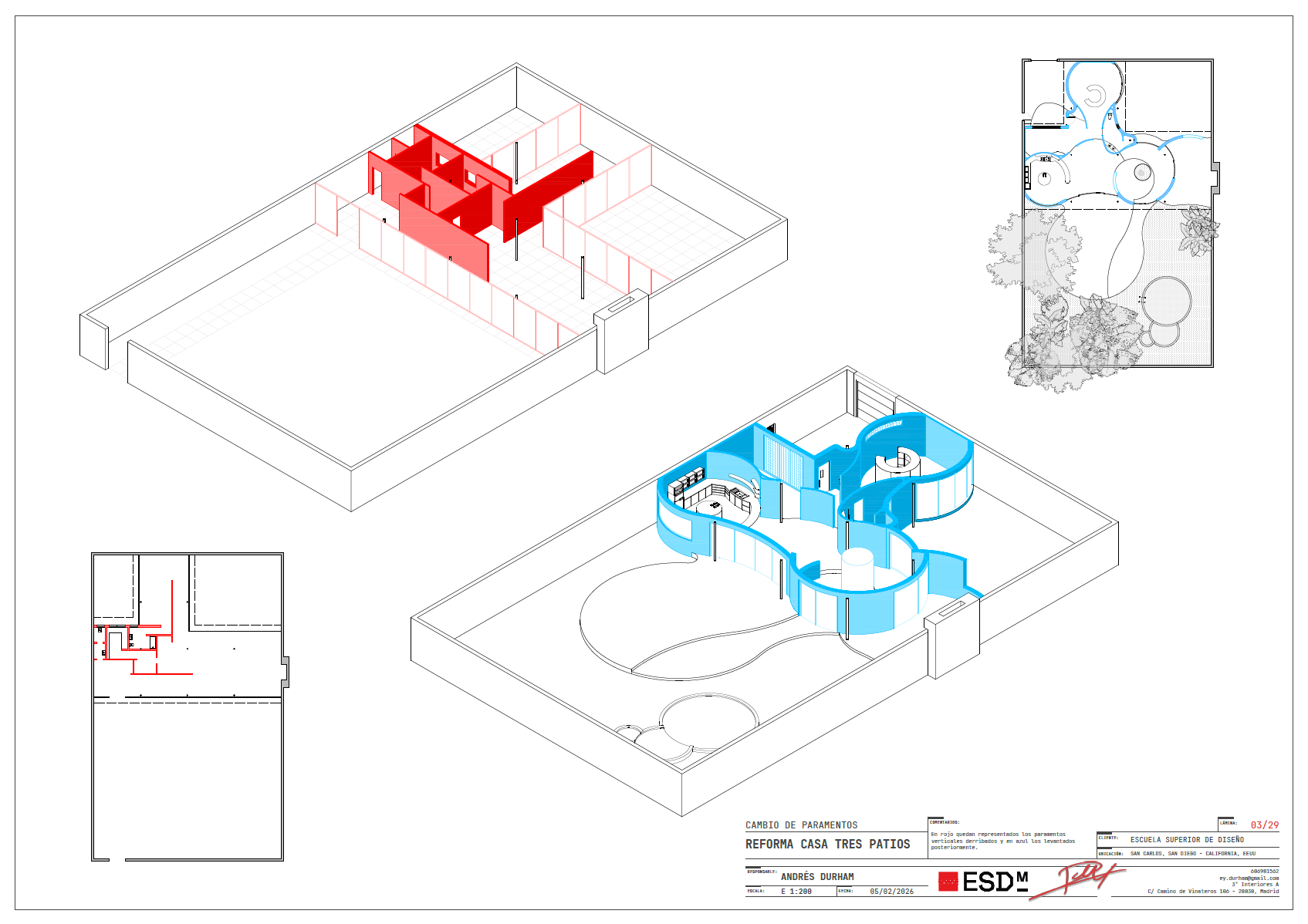 Wall layout changes