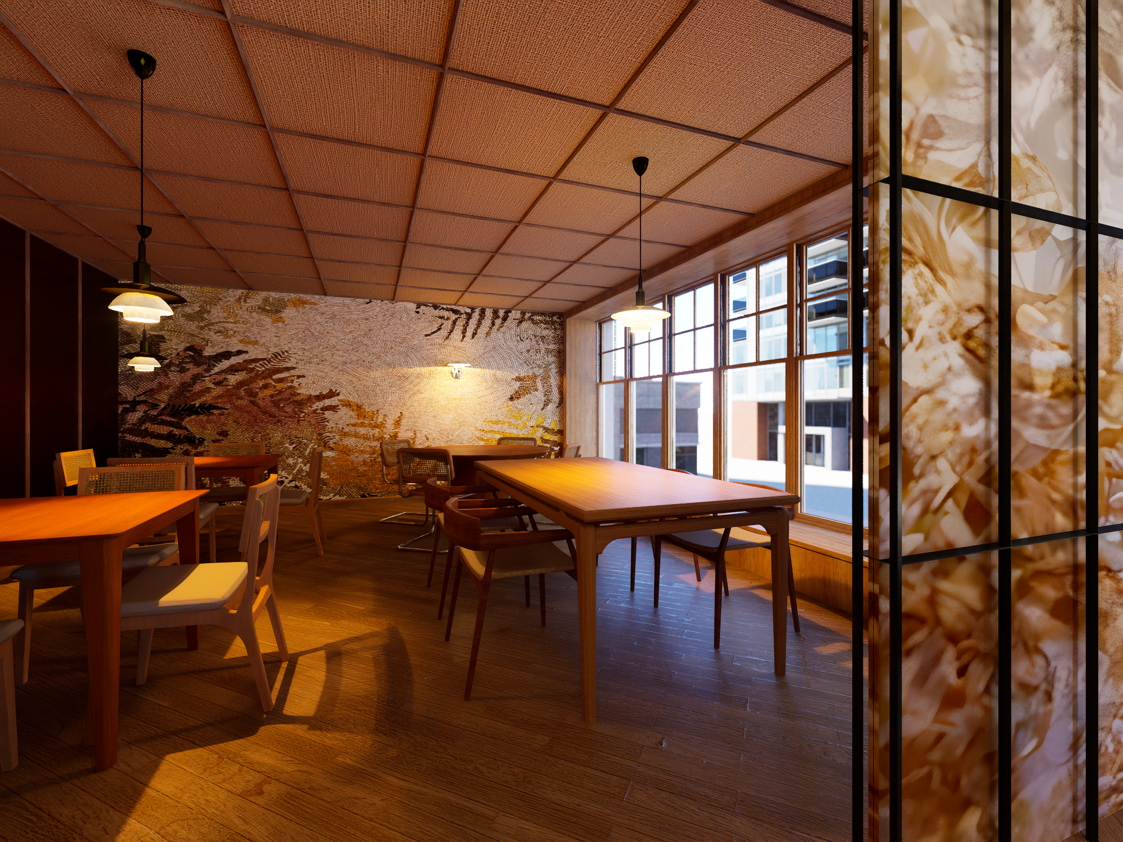 Restaurant dining space 3 (day)
