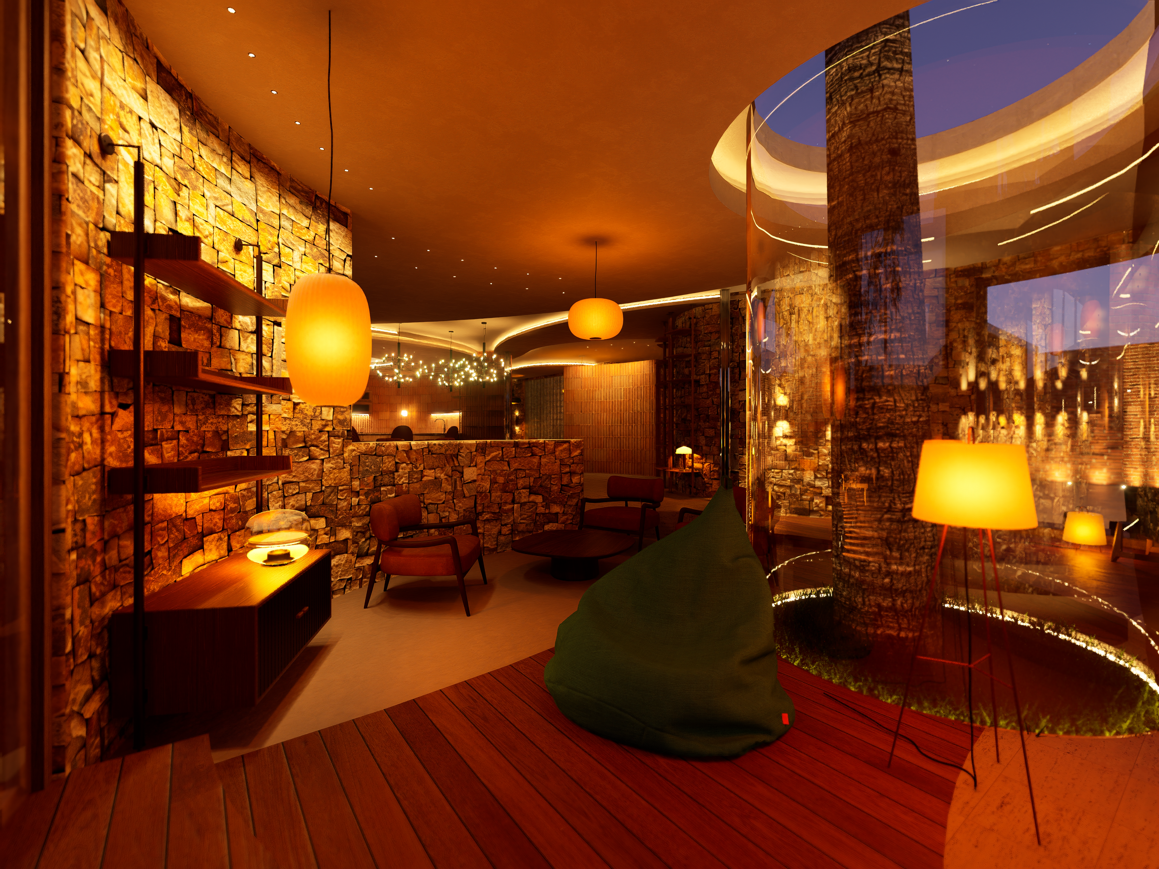 Living room (night)
