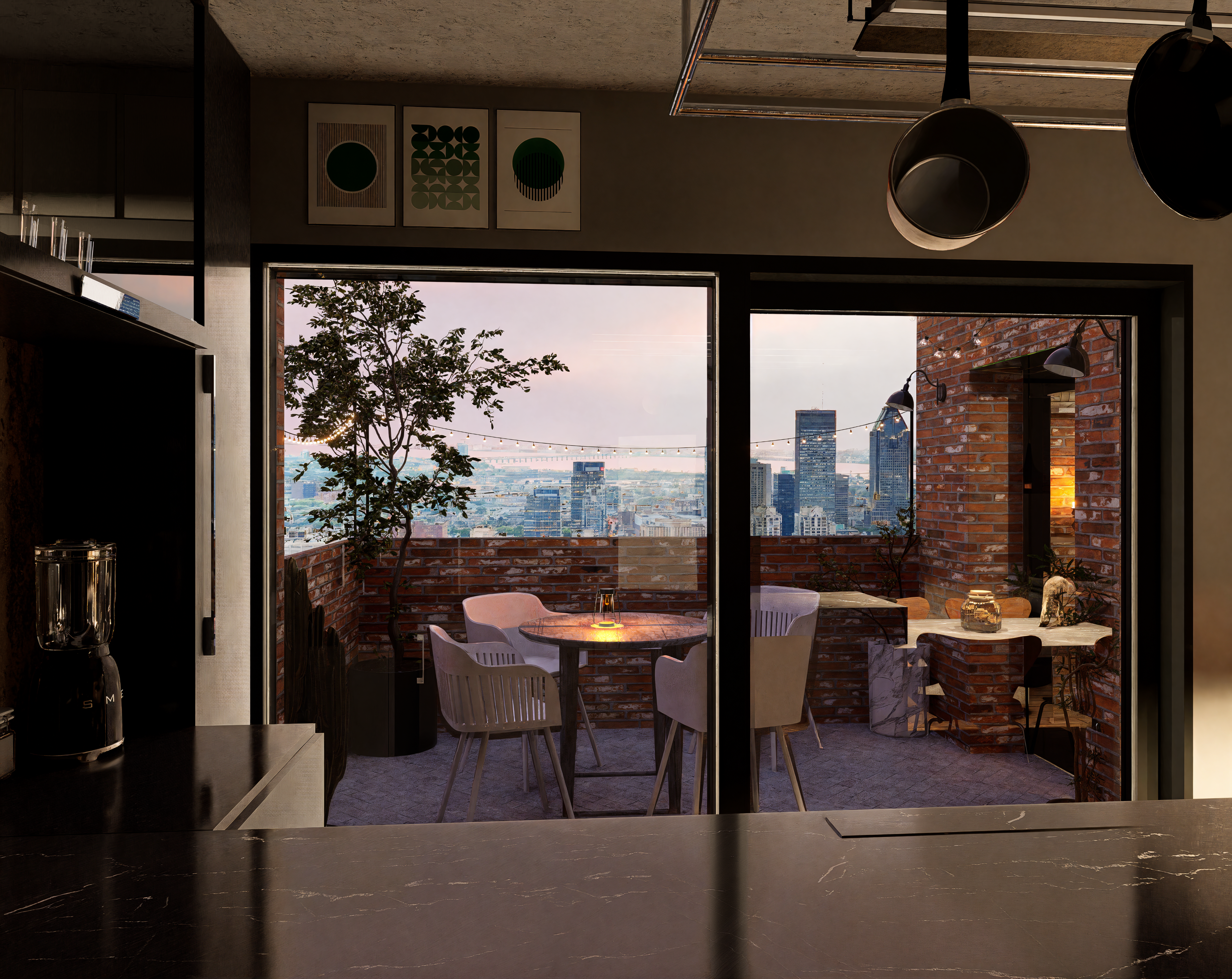 Terrace (evening)