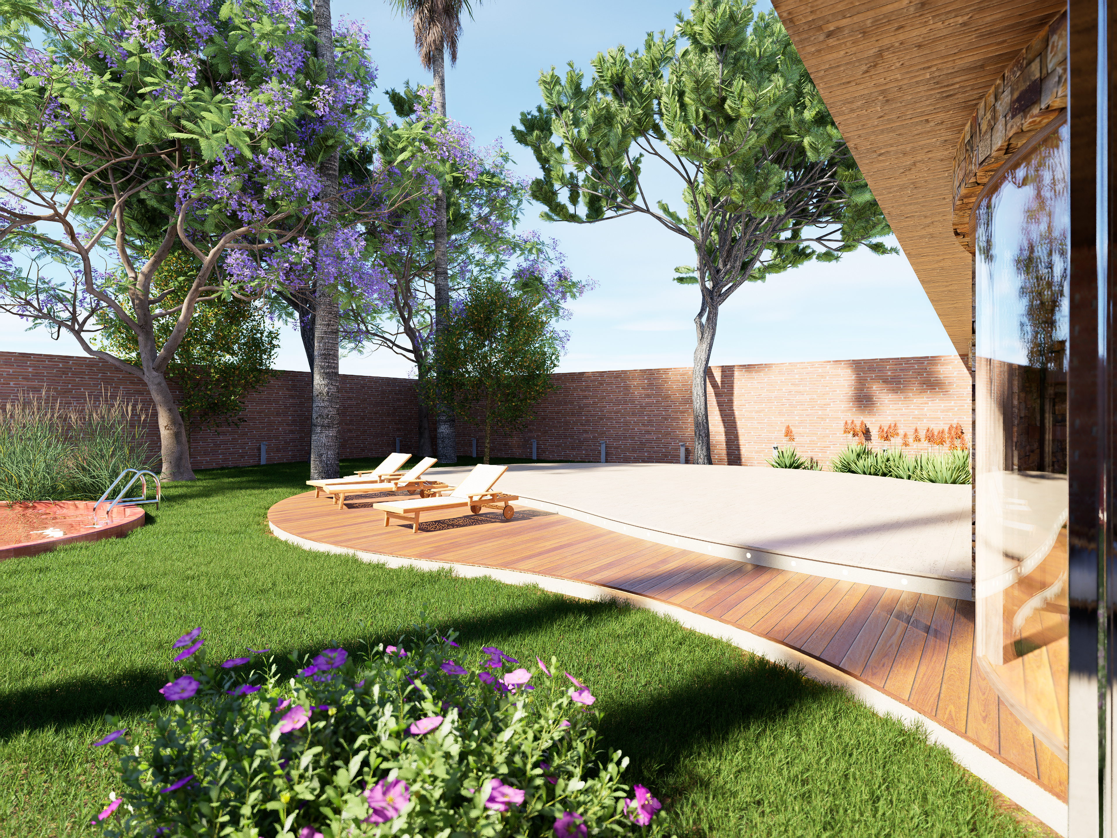Main courtyard