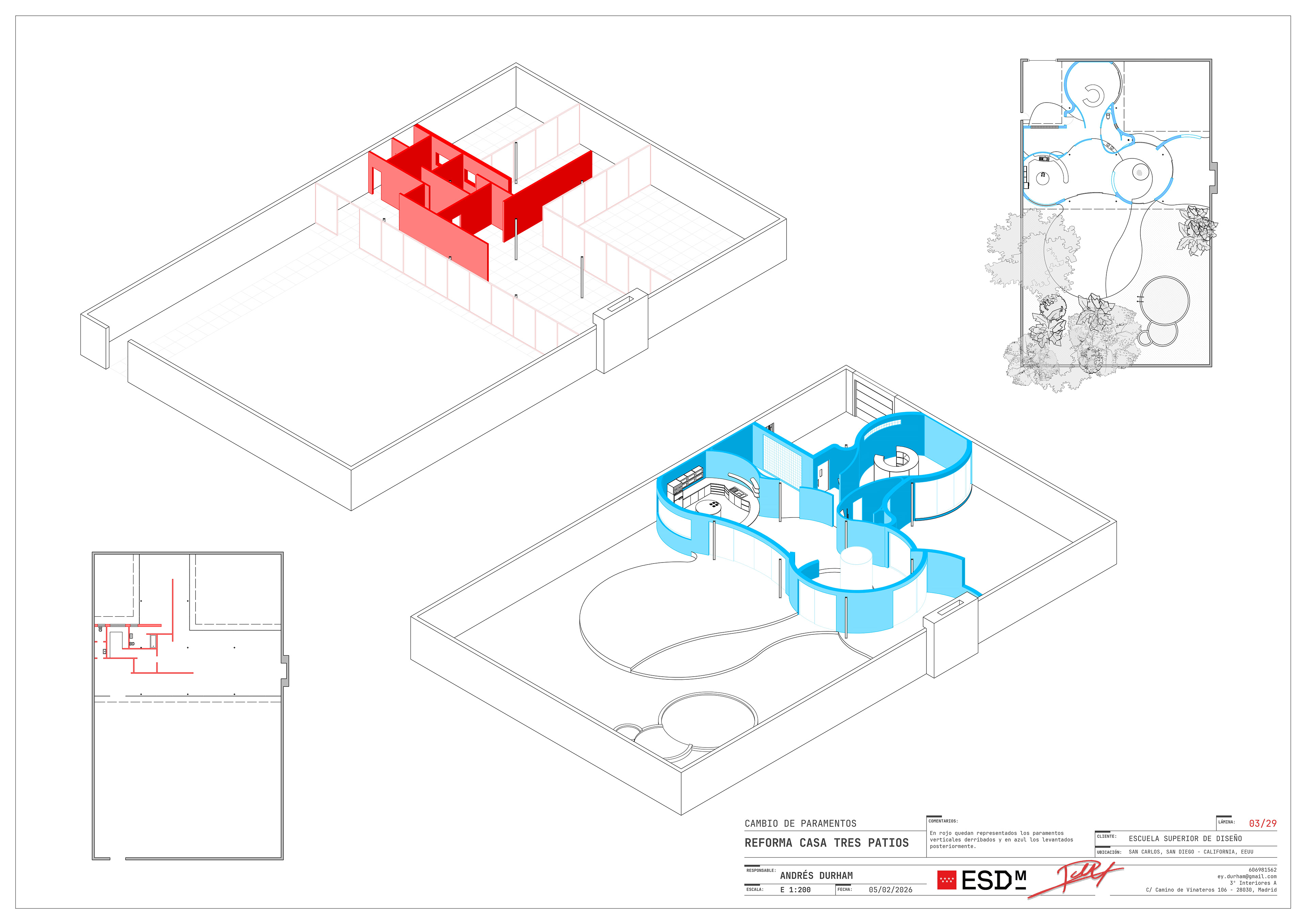 Wall layout changes