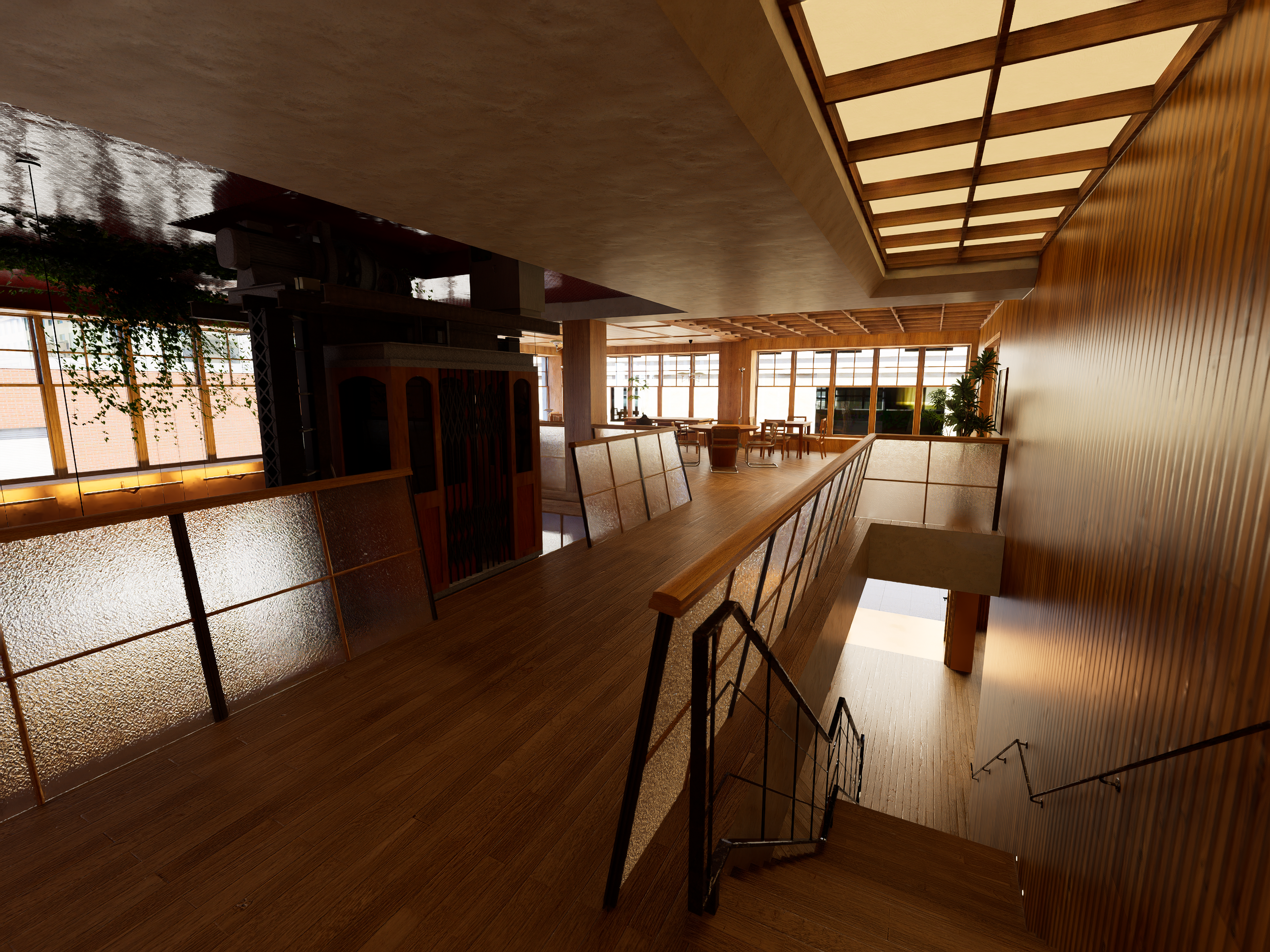 First floor hall (day)