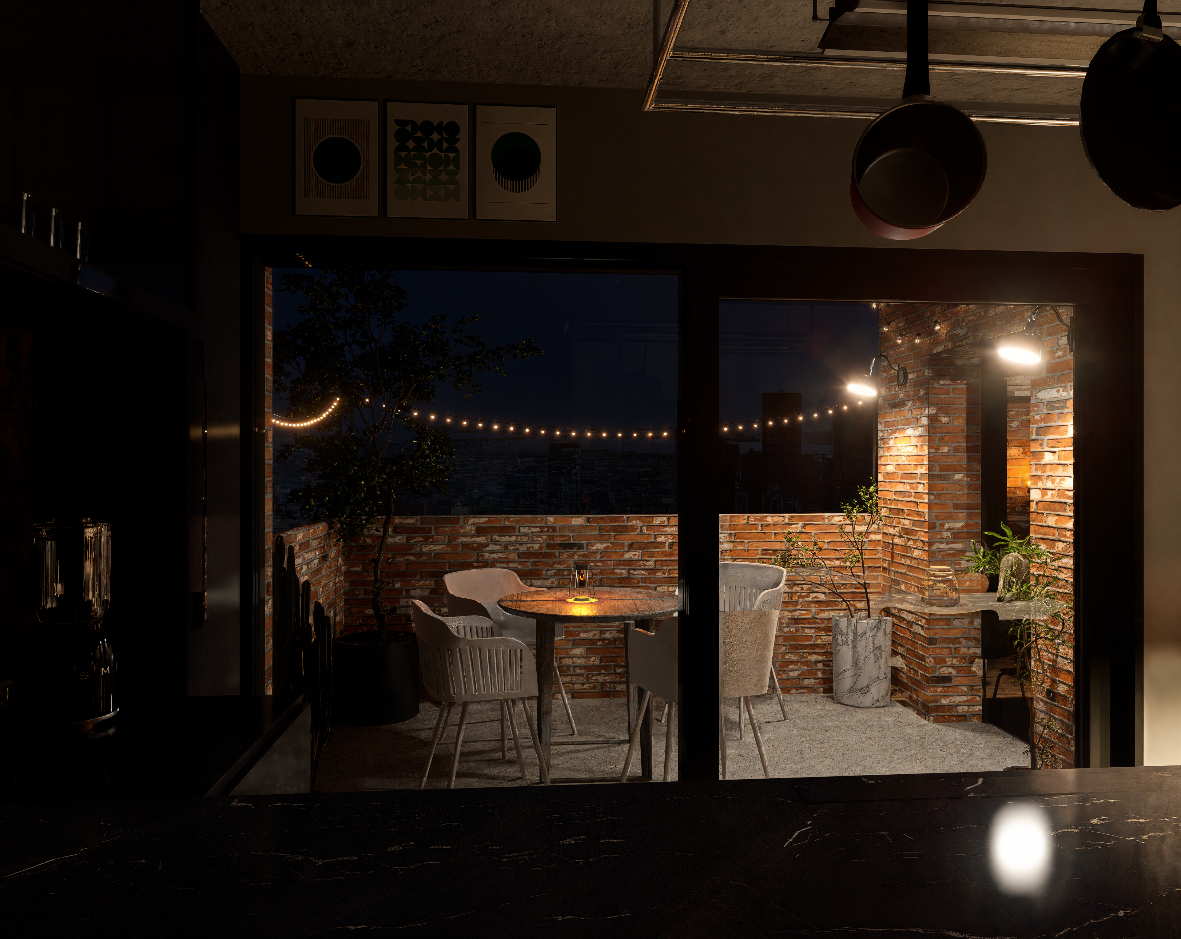 Terrace (night)