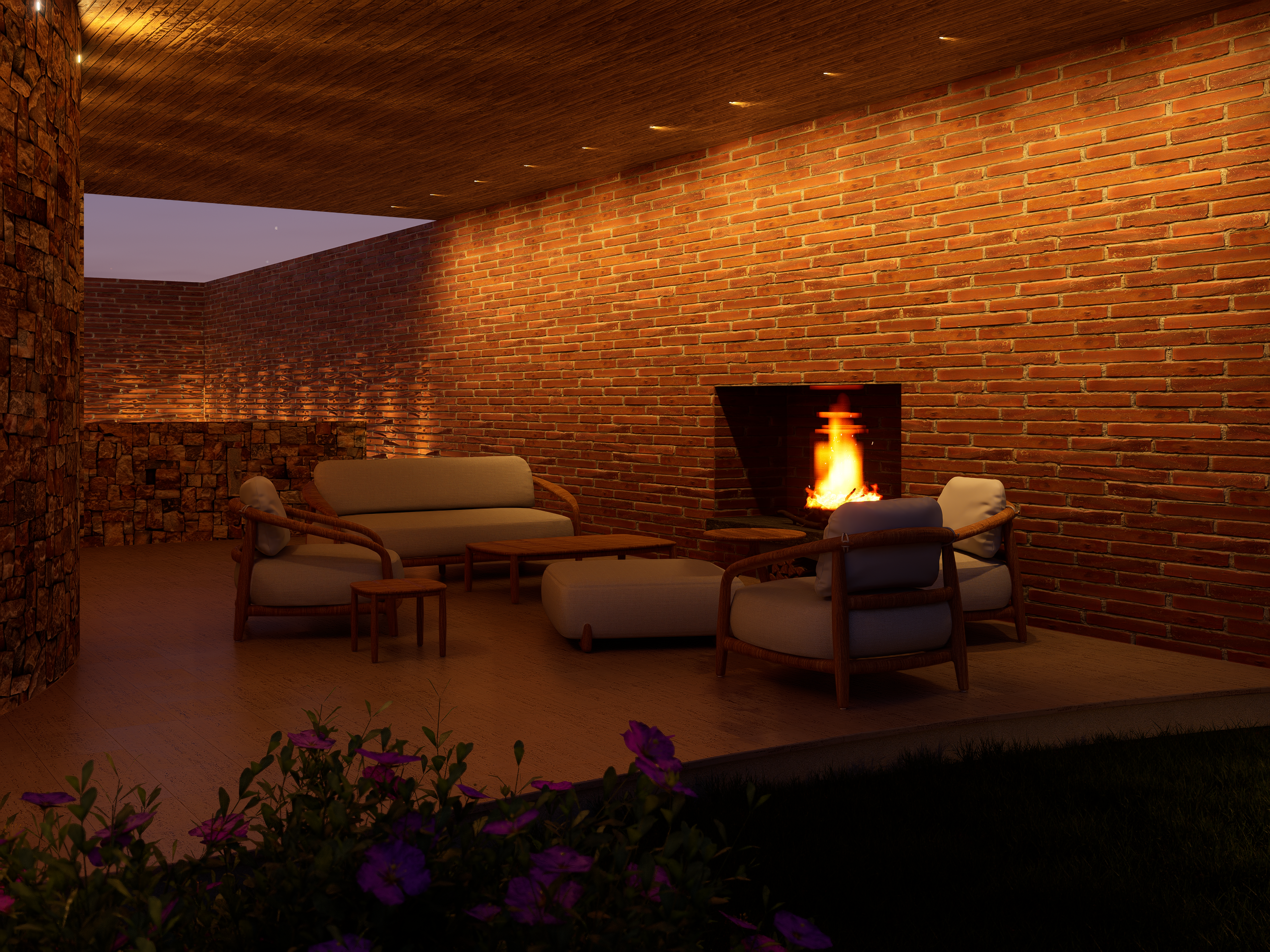 Outdoor living room