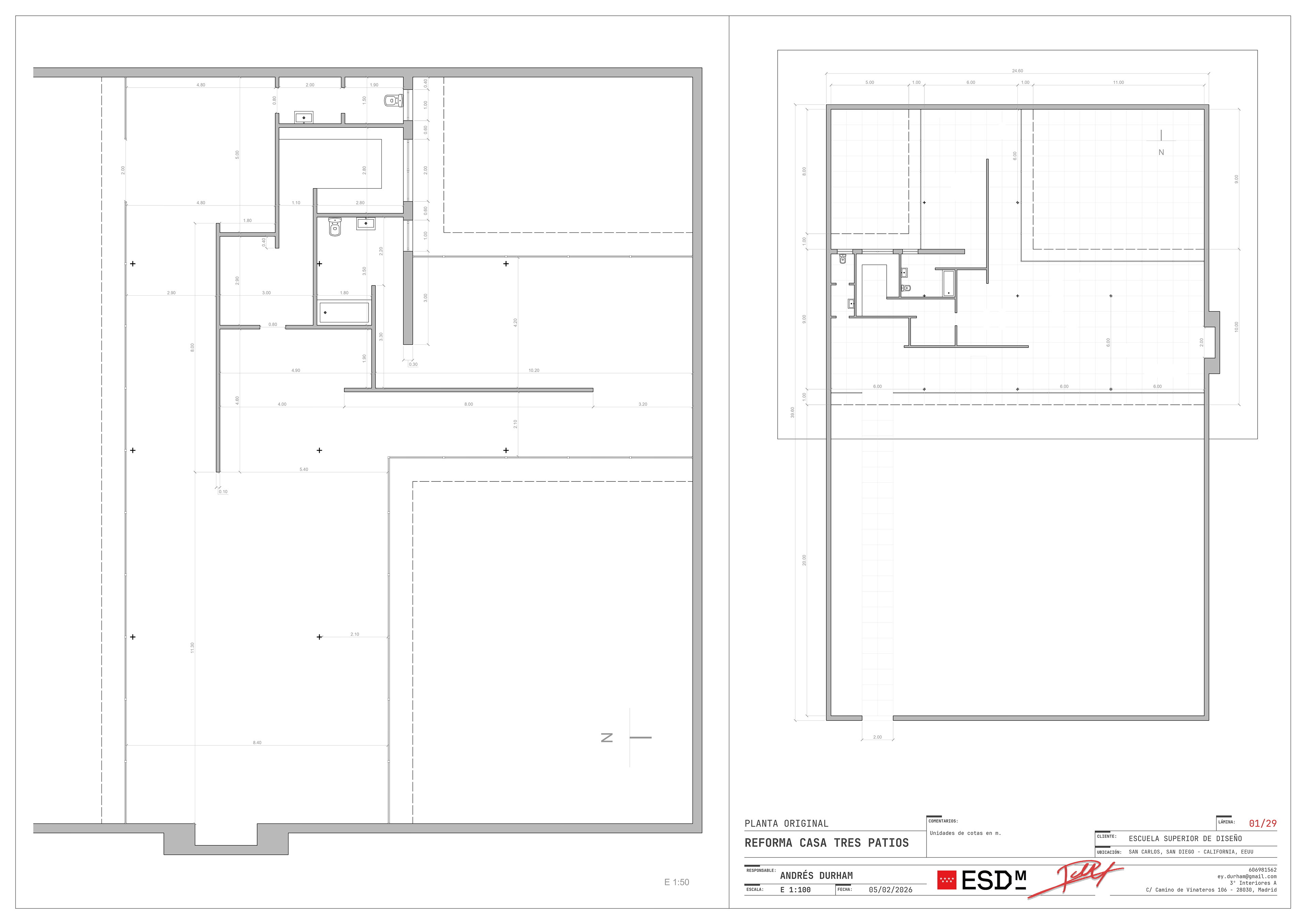 Original layout