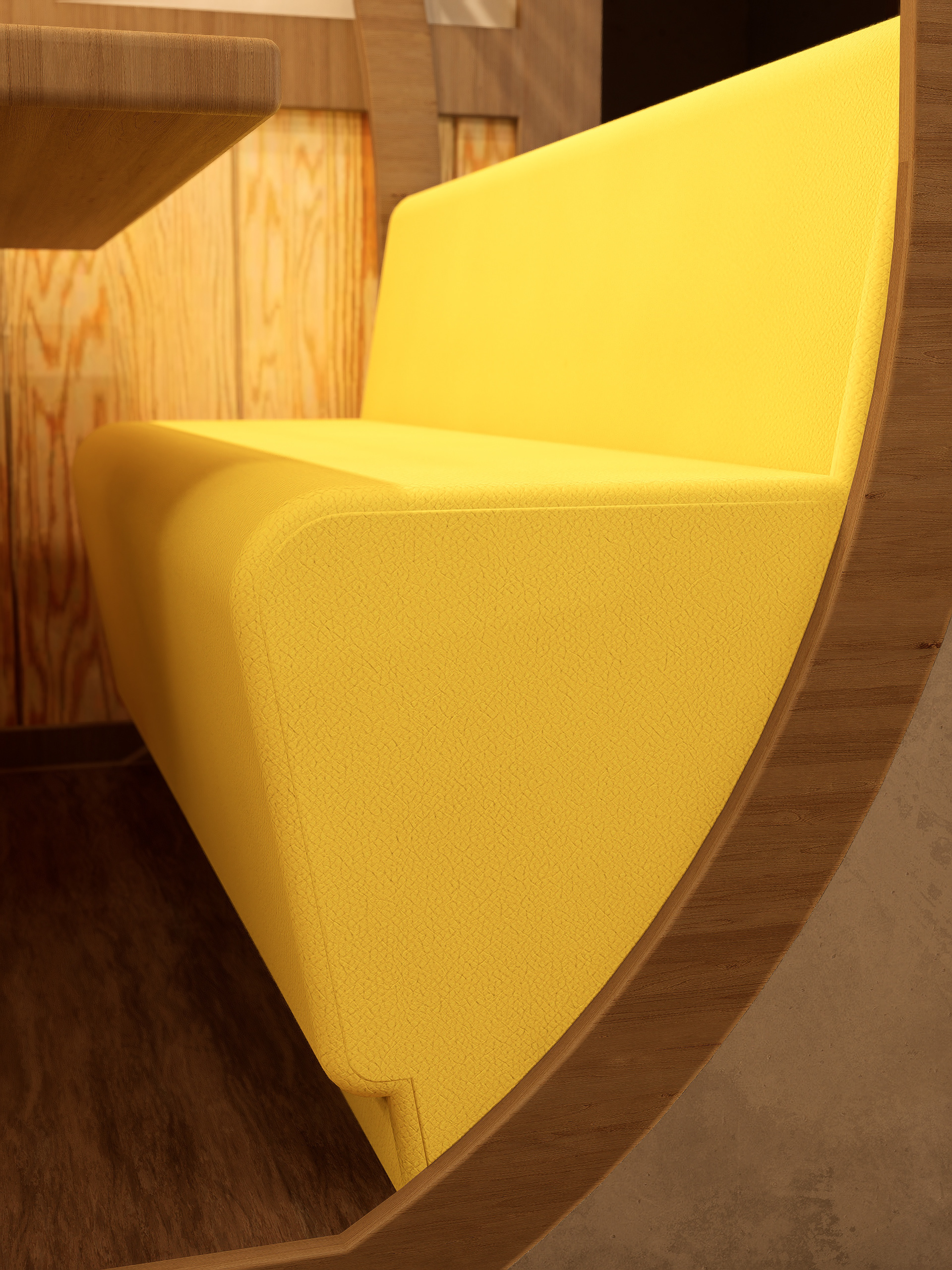 Upholstery detail render