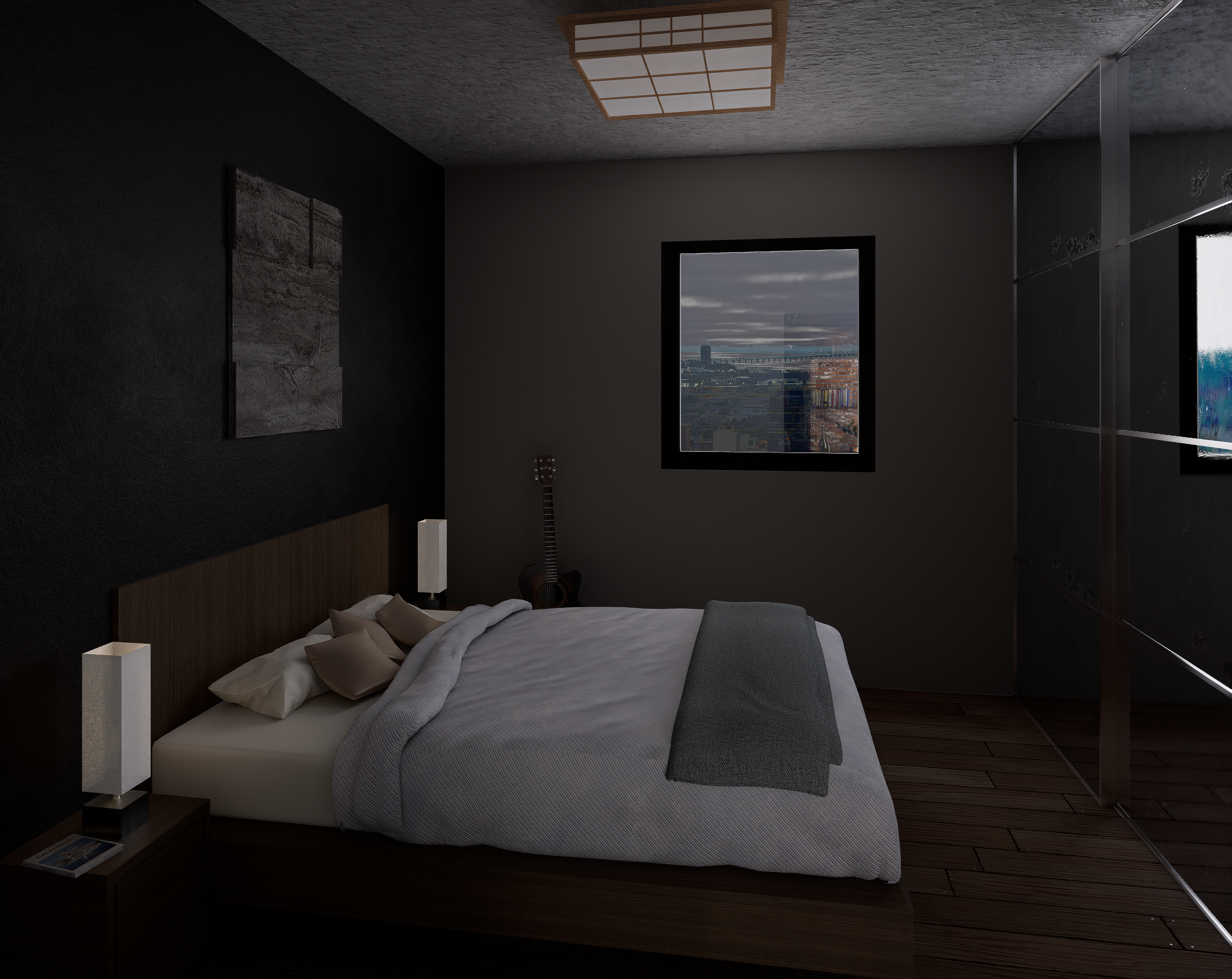 Bedroom (cloudy)