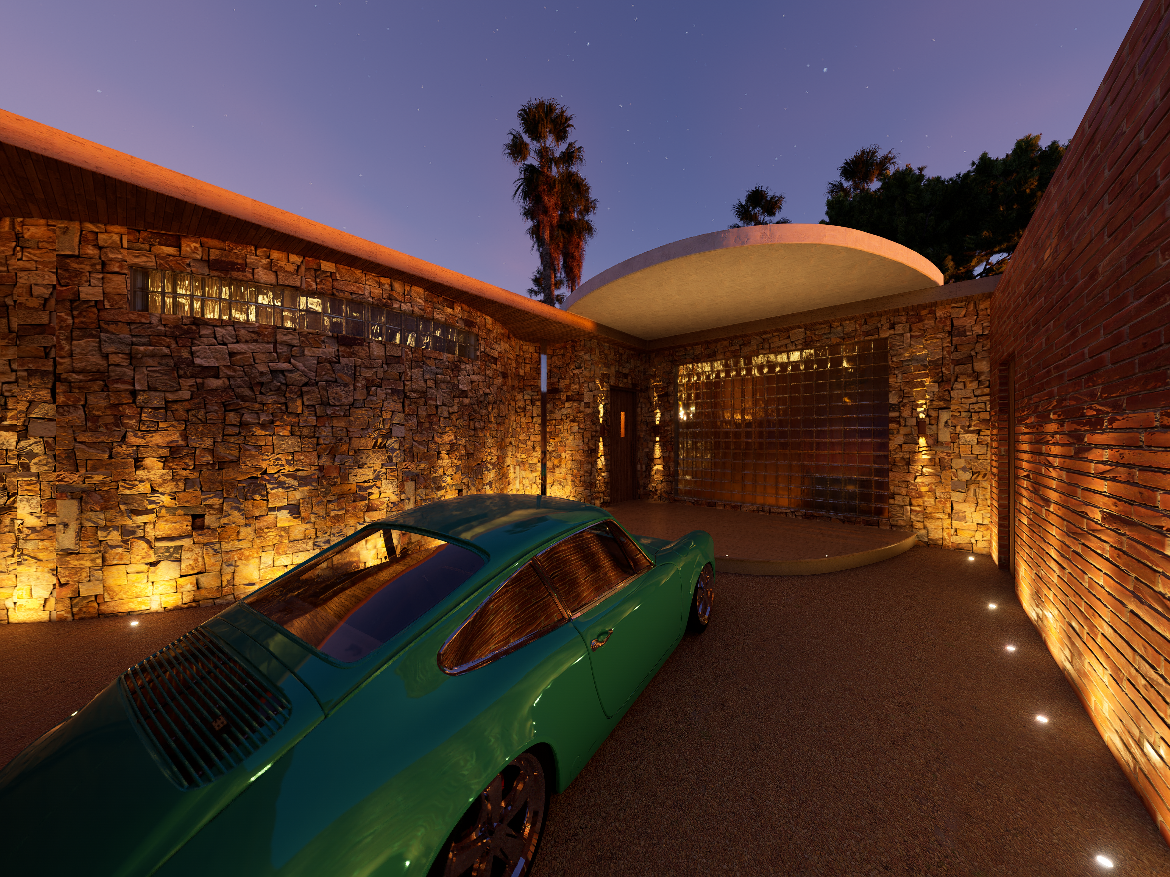 Entrance (night)