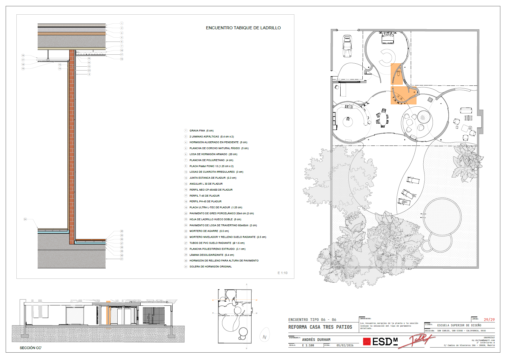 Construction detail 6-6
