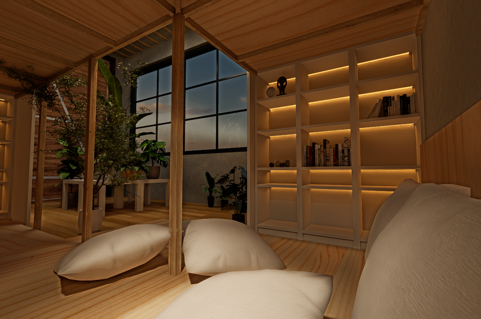 Relaxing area 