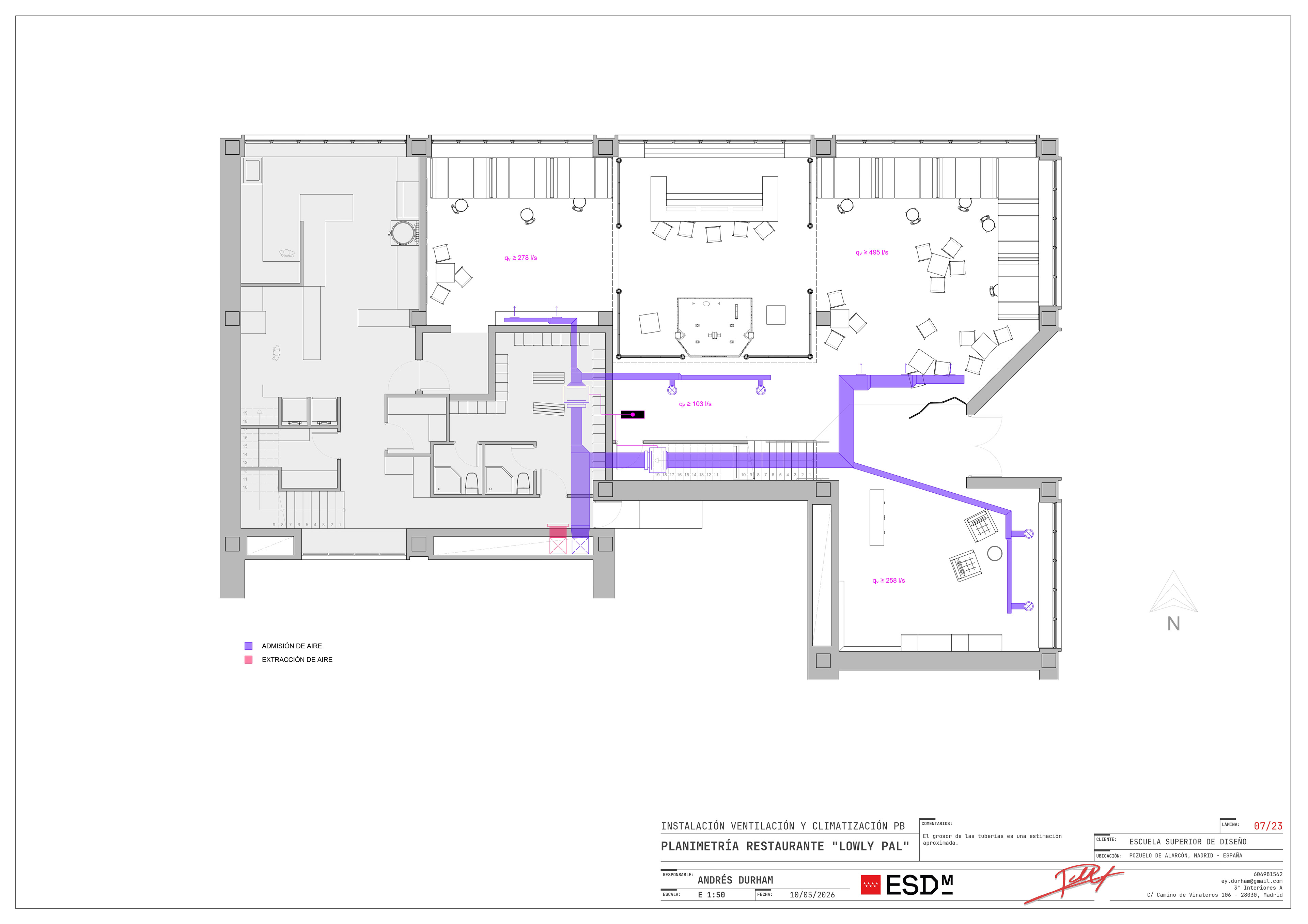 Ground floor HVAC plan