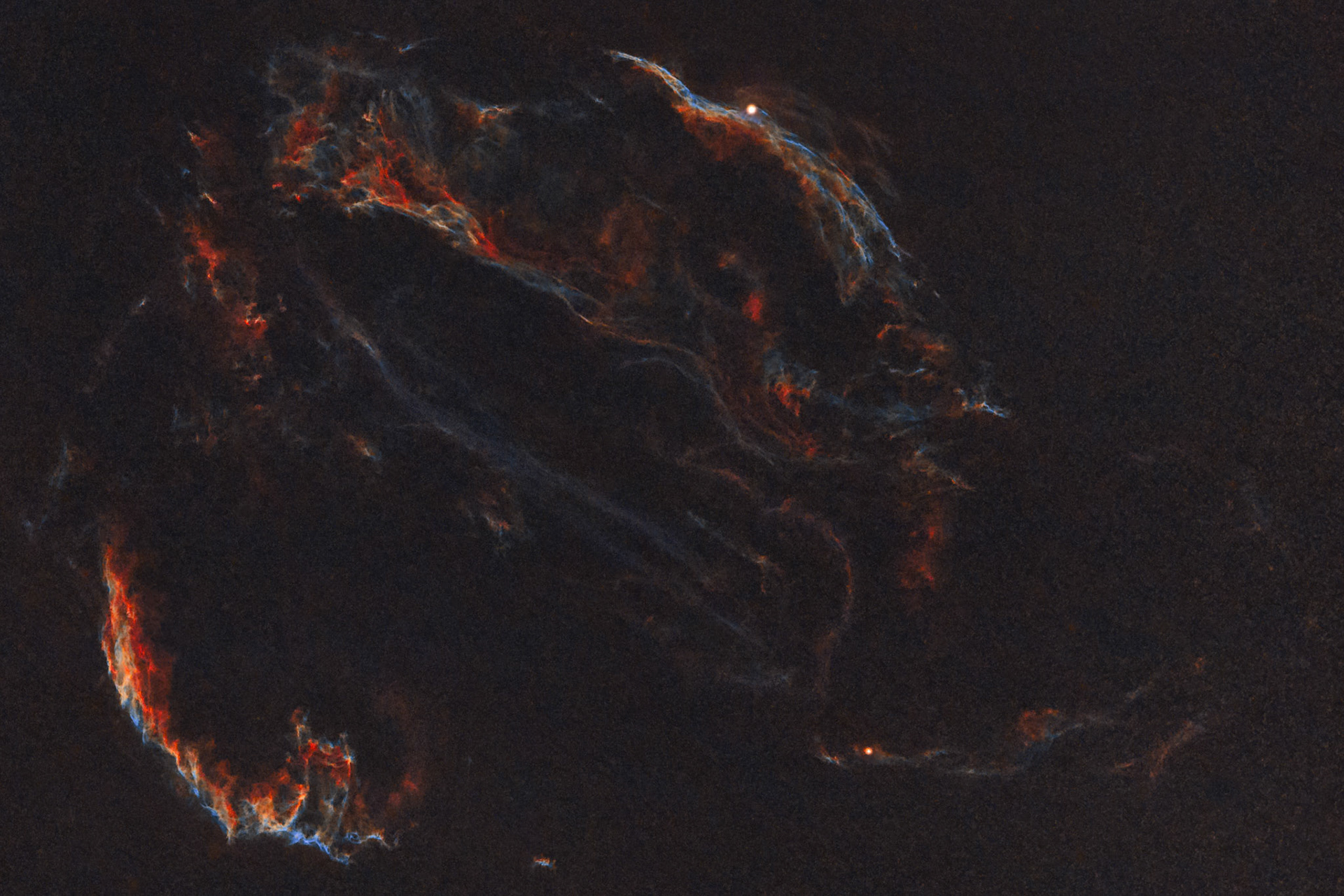 cirrus nebula without stars / July 2023