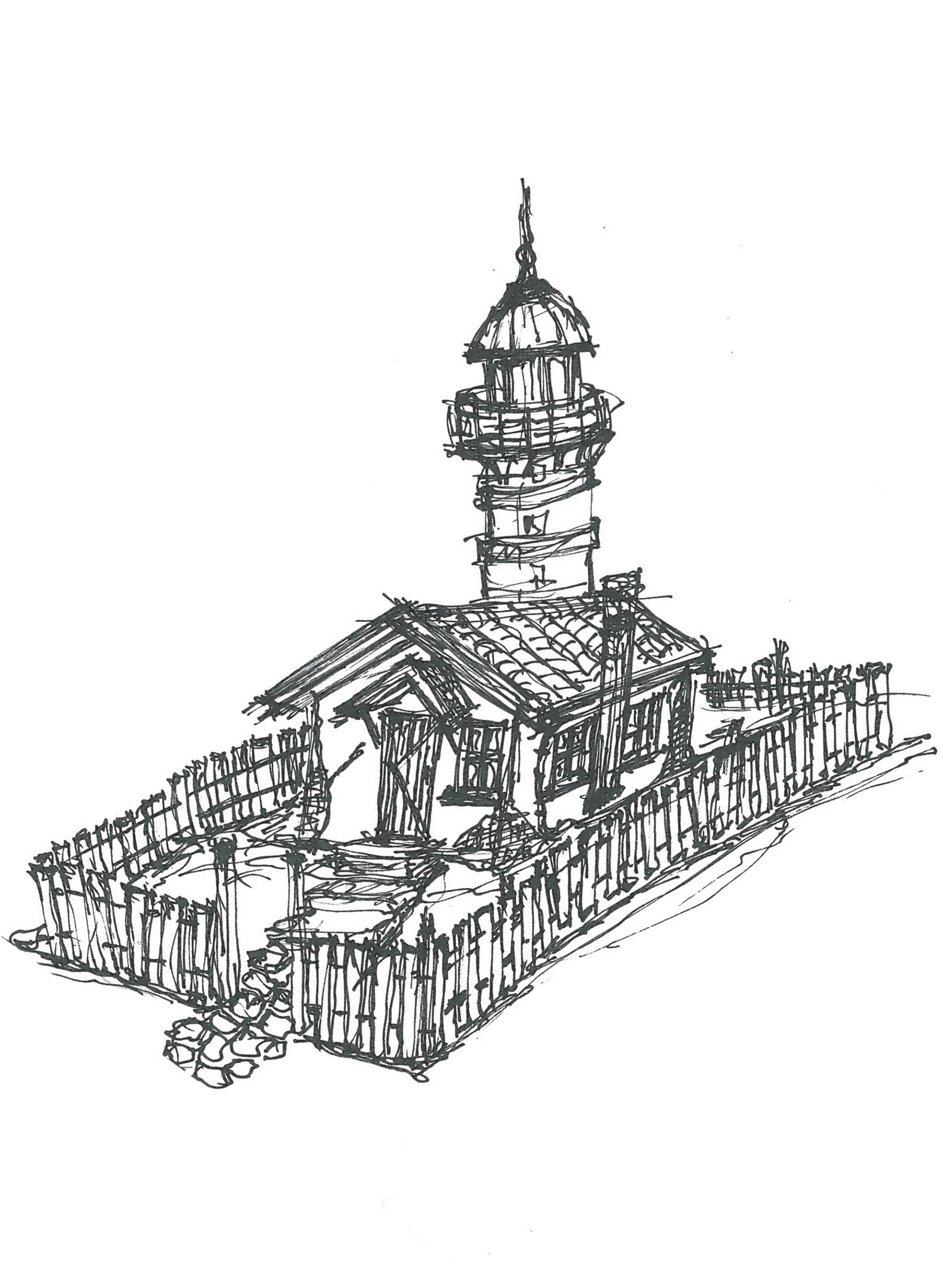 Original ink sketch