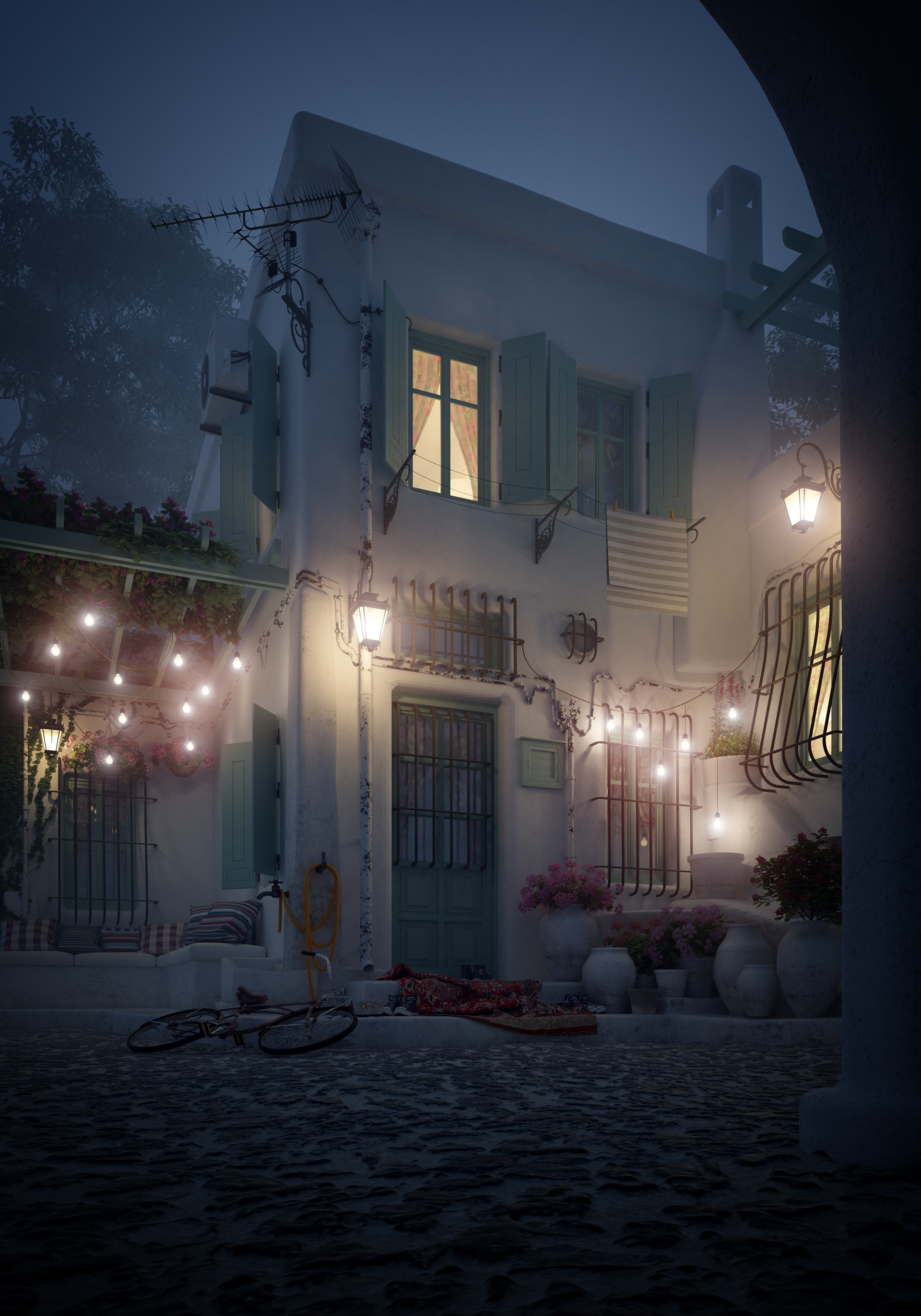 Foggy night