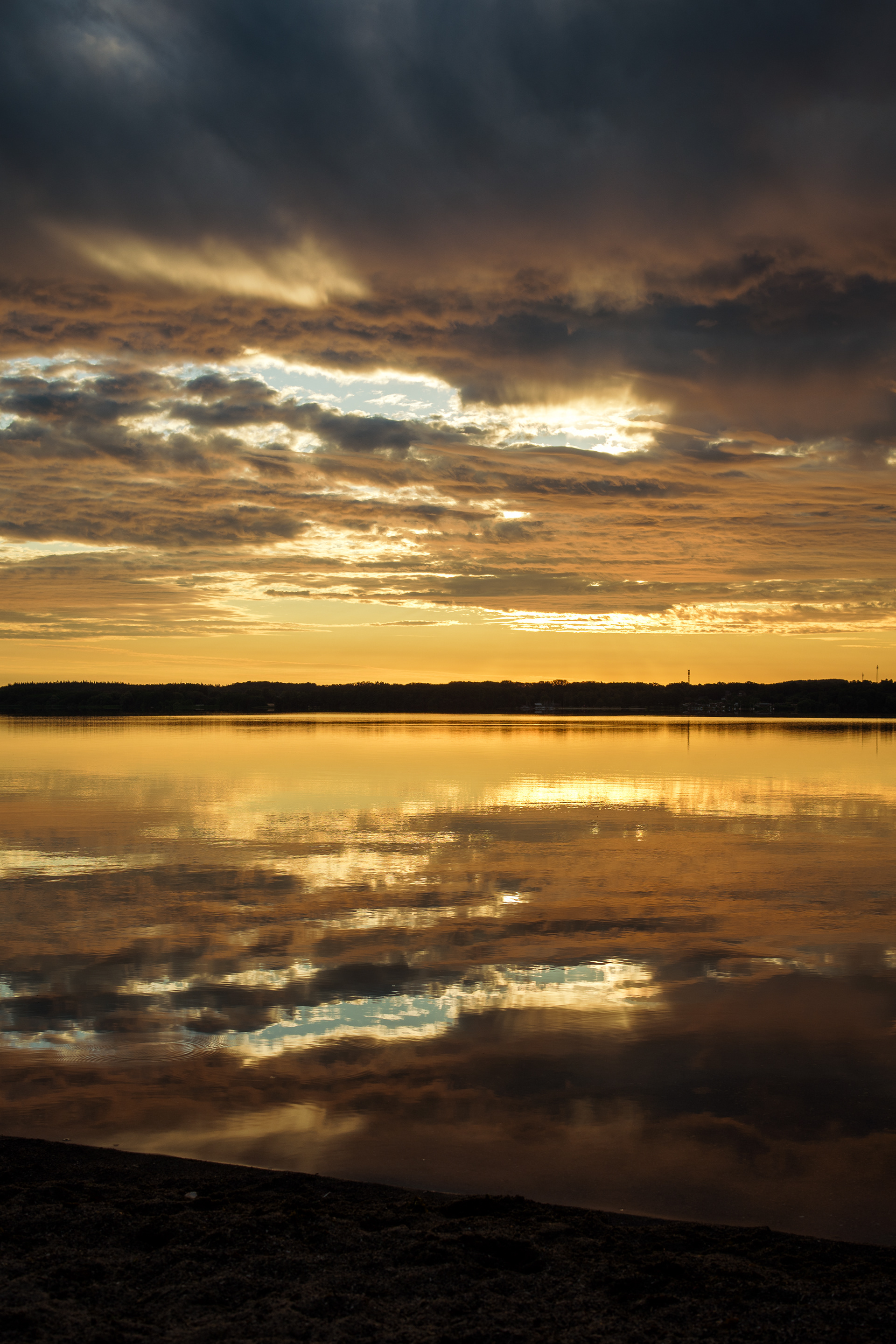 Sonnenaufgang am Plöner See