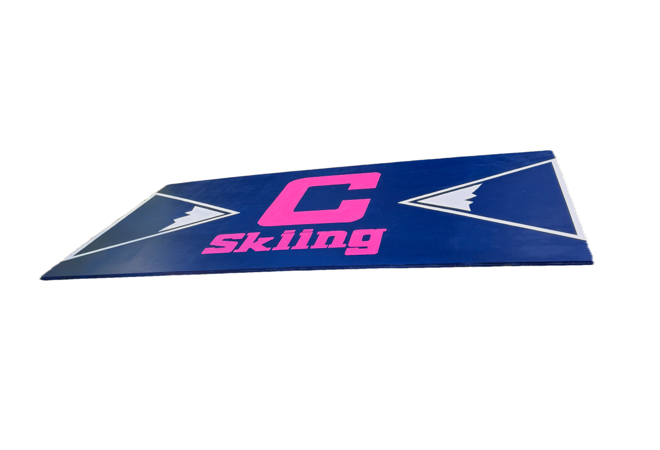 Colby Skiing table painting