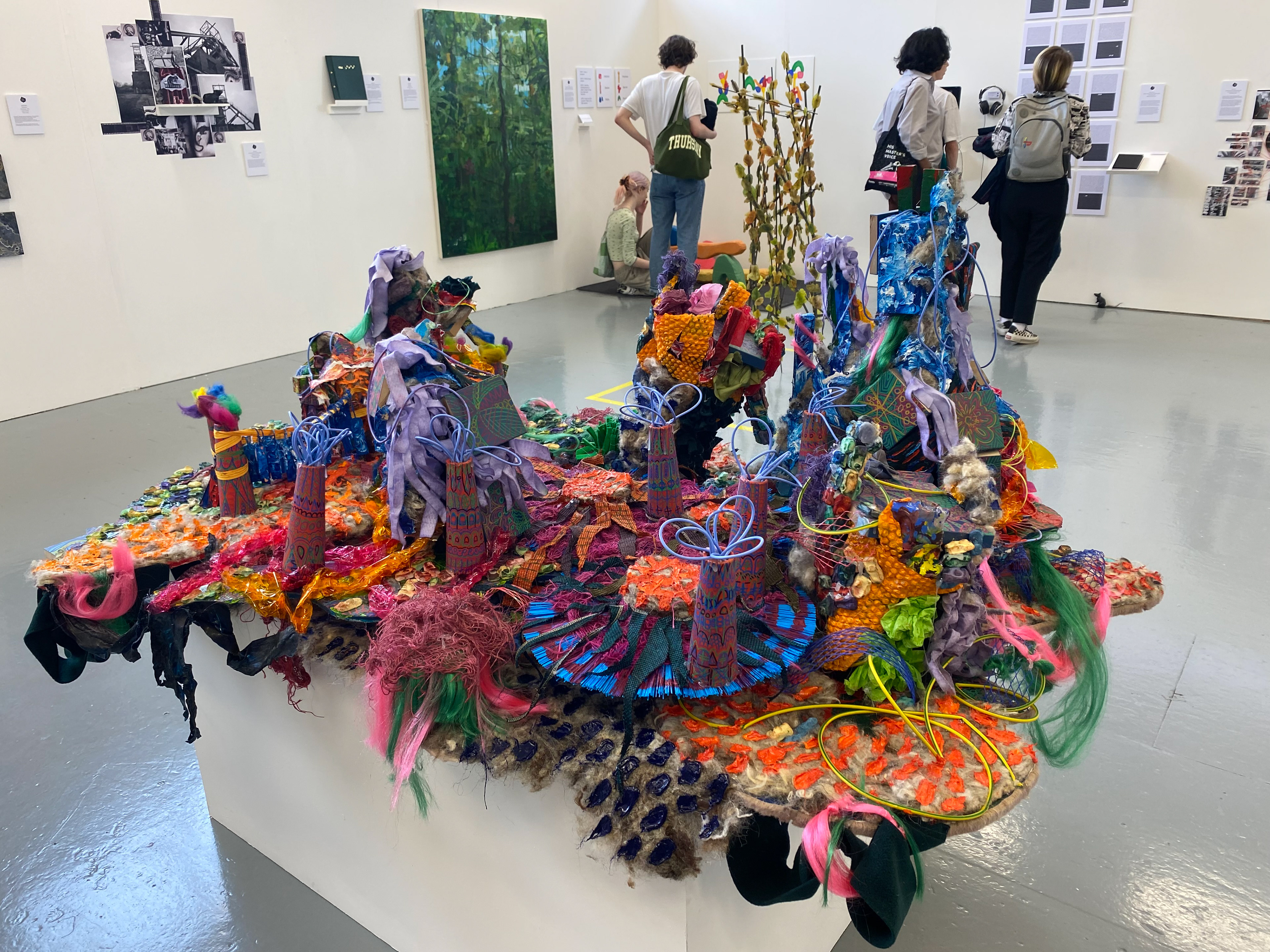 Culmination of the project, Mixed Media Sculpture, Exhibited at Leeds Arts University as part of their "Big, Big, Big' show in 2022