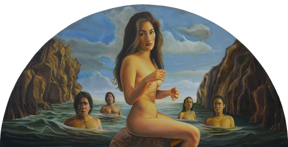 Eloy Torrez, Abandoned, Oil on Canvas, 18" x 36"