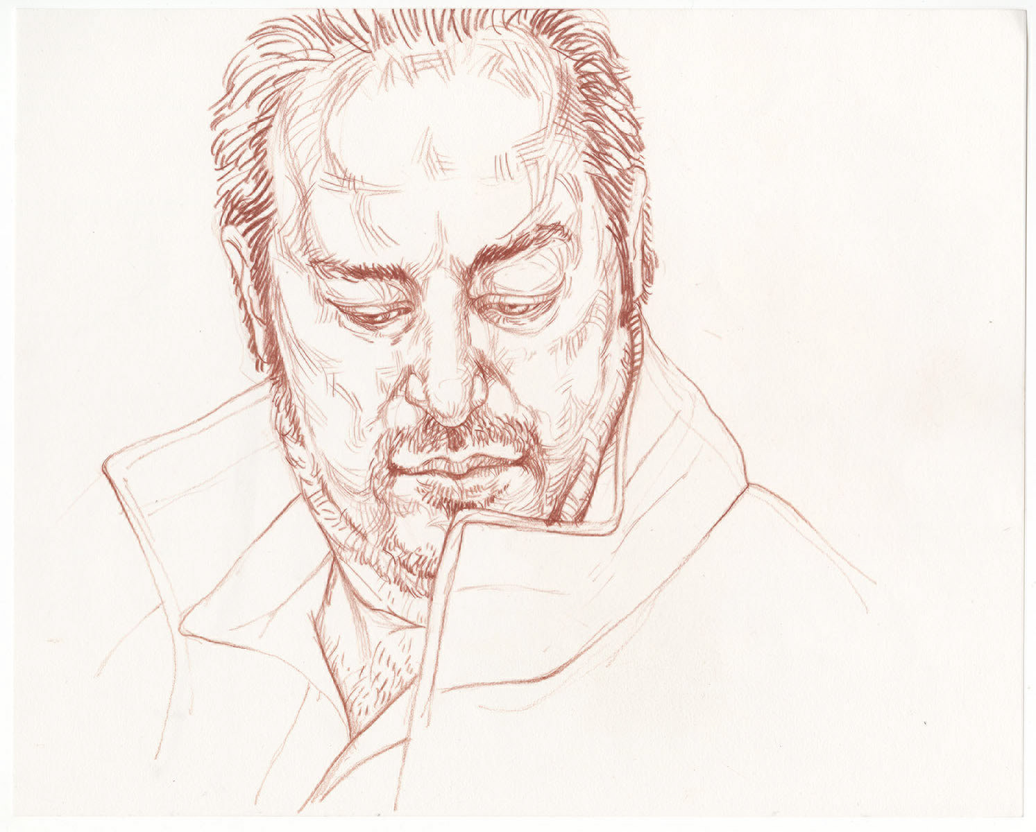 Semiserio, Pencil on Paper 11” x 14”