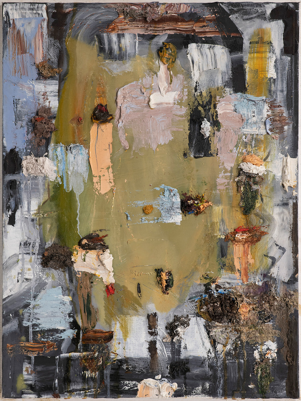 Abstract #2, 2018, Oil on canvas, 18” x 24”