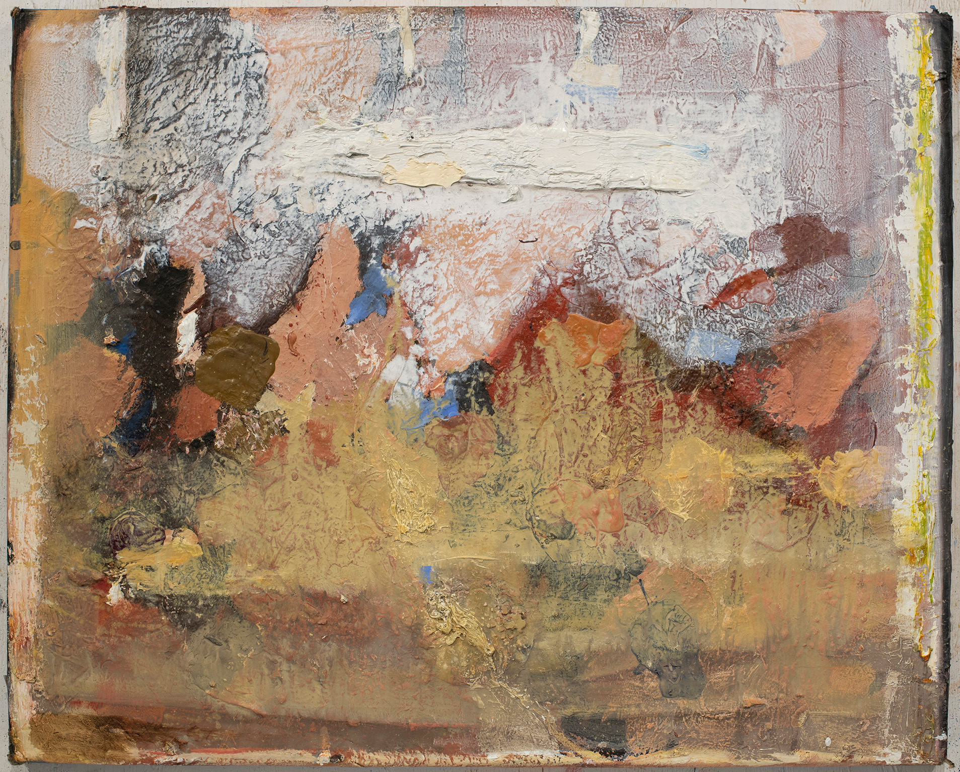 Manzano, 2018, Oil and Acrylic on canvas, 24” x 30”