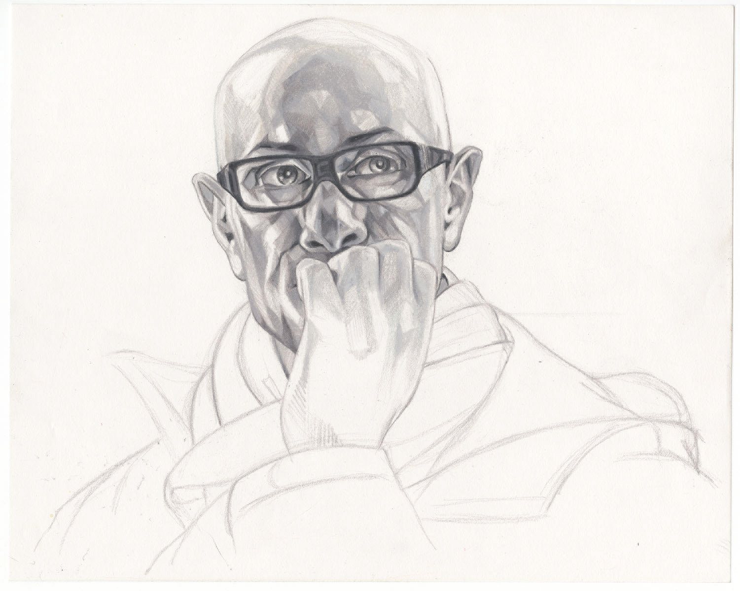 Trepidazione, Pencil on Paper 11” x 14”