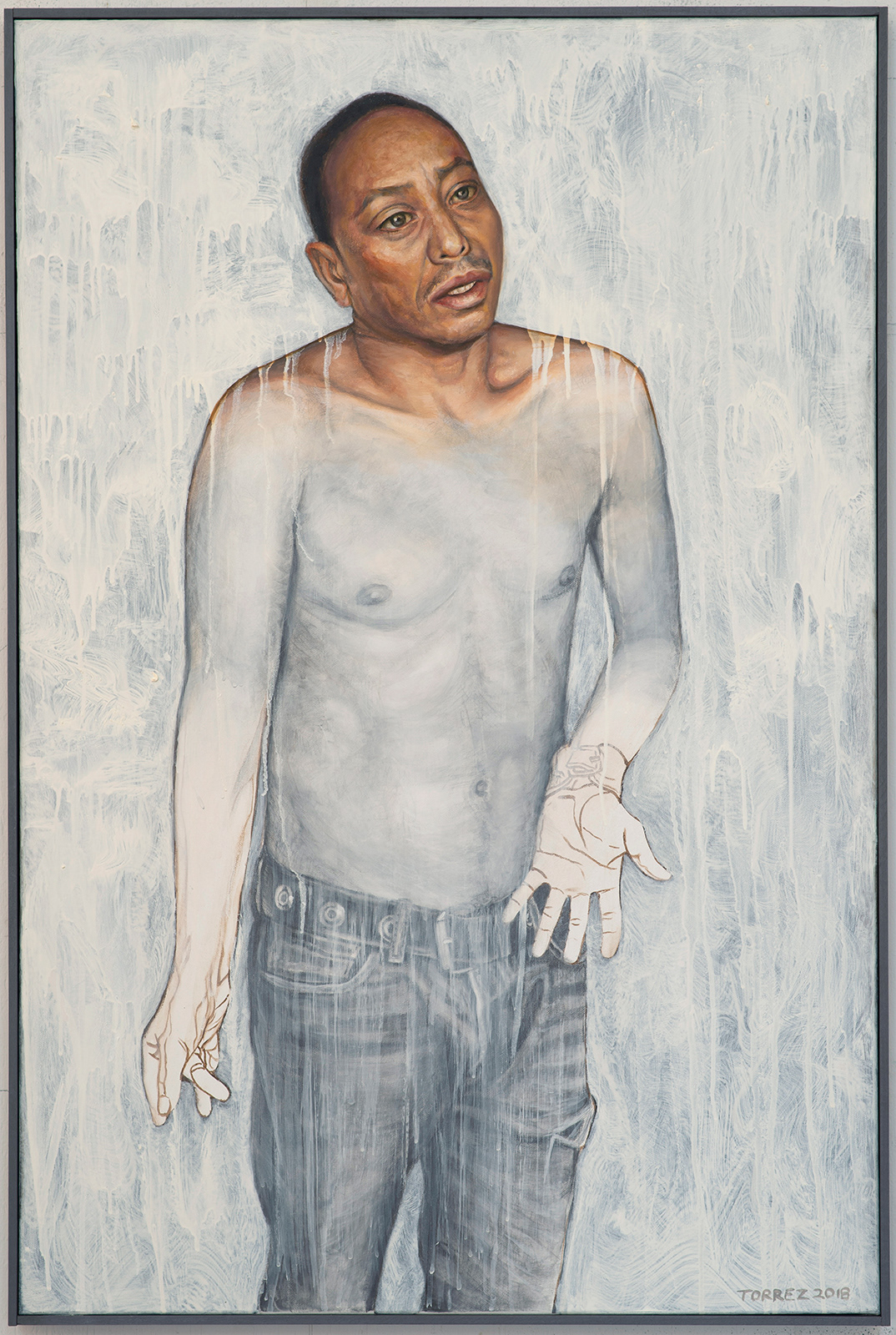 Eloy Torrez, Sammy, oil on canvas, 36” x 24”