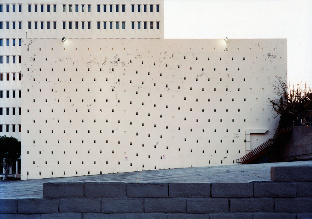 Juliane Backmann, Perforated Wall, C-Print, 33" x 48"