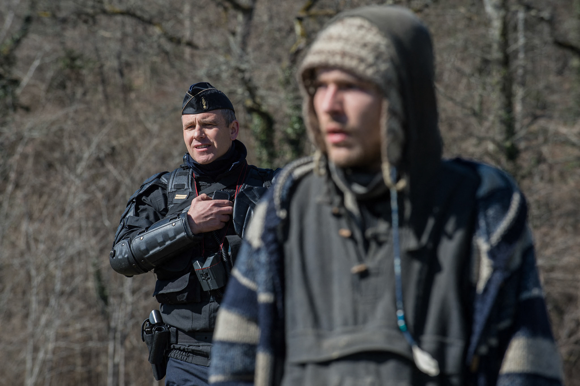 Sivens, 6 mars 2015 - Dernier jour à dans la ZAD. Suite à la mort du jeune écologiste Rémi Fraisse sur la zad de Sivens en octobre 2014, des scènes d'émeutes ont lieu dans les rues de Toulouse. La zad sera évacuée par les forces de l'ordre le 6 mars 2015.