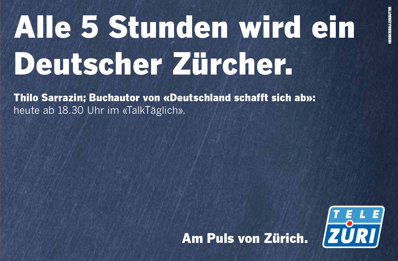 Tele Züri Kampagne Dieter Boller