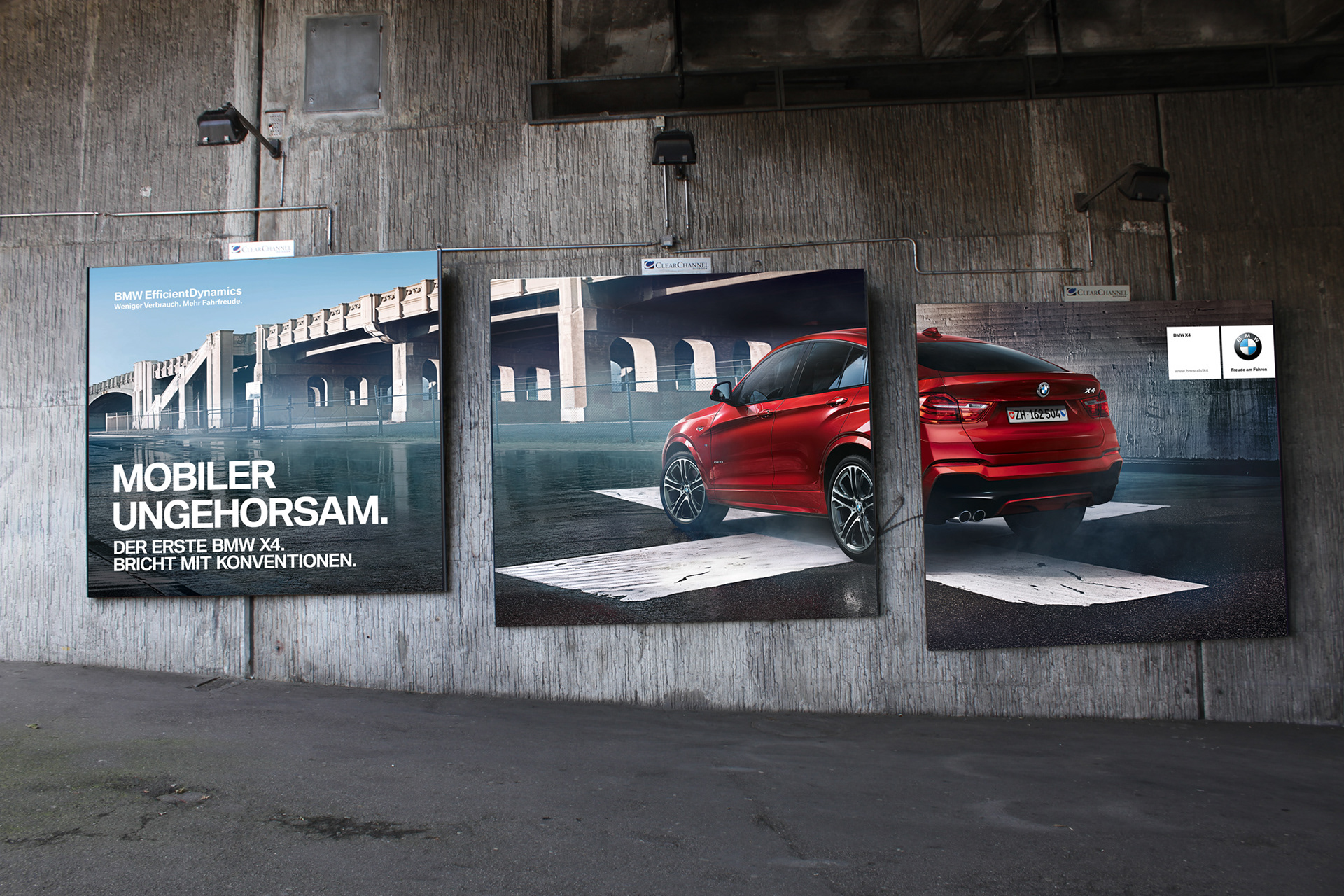 Texter Konzepter für BMW Schweiz