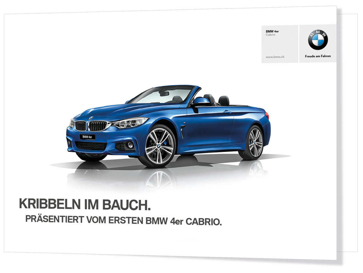 Texter Konzepter für BMW Schweiz