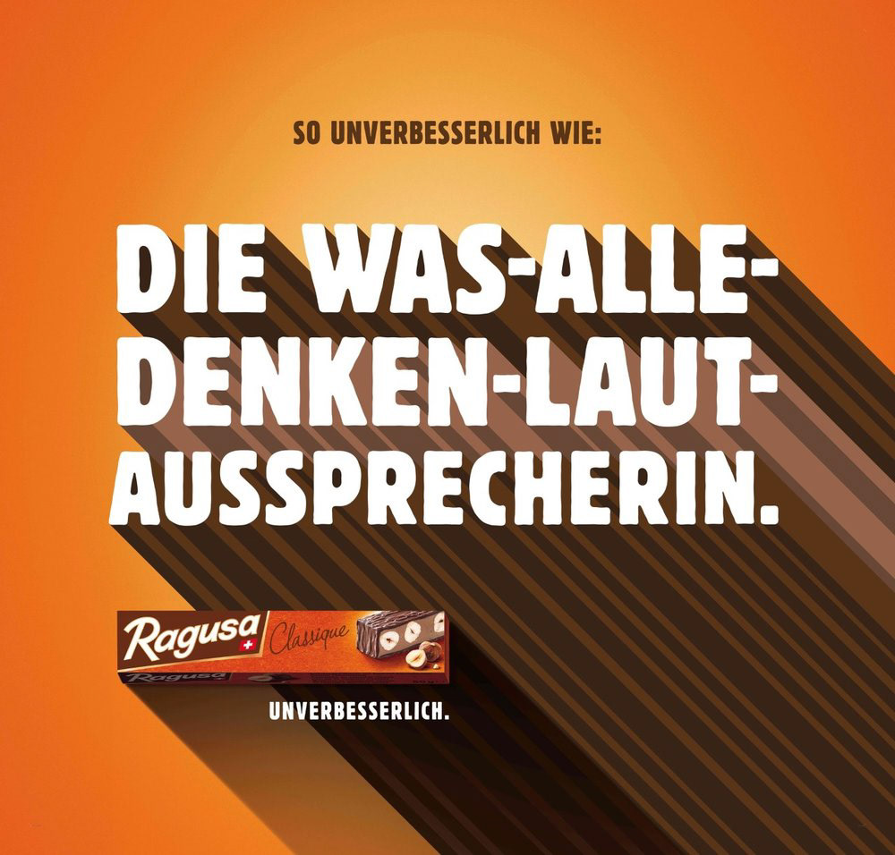 Texter Dieter Boller für Ragusa Sujet 1