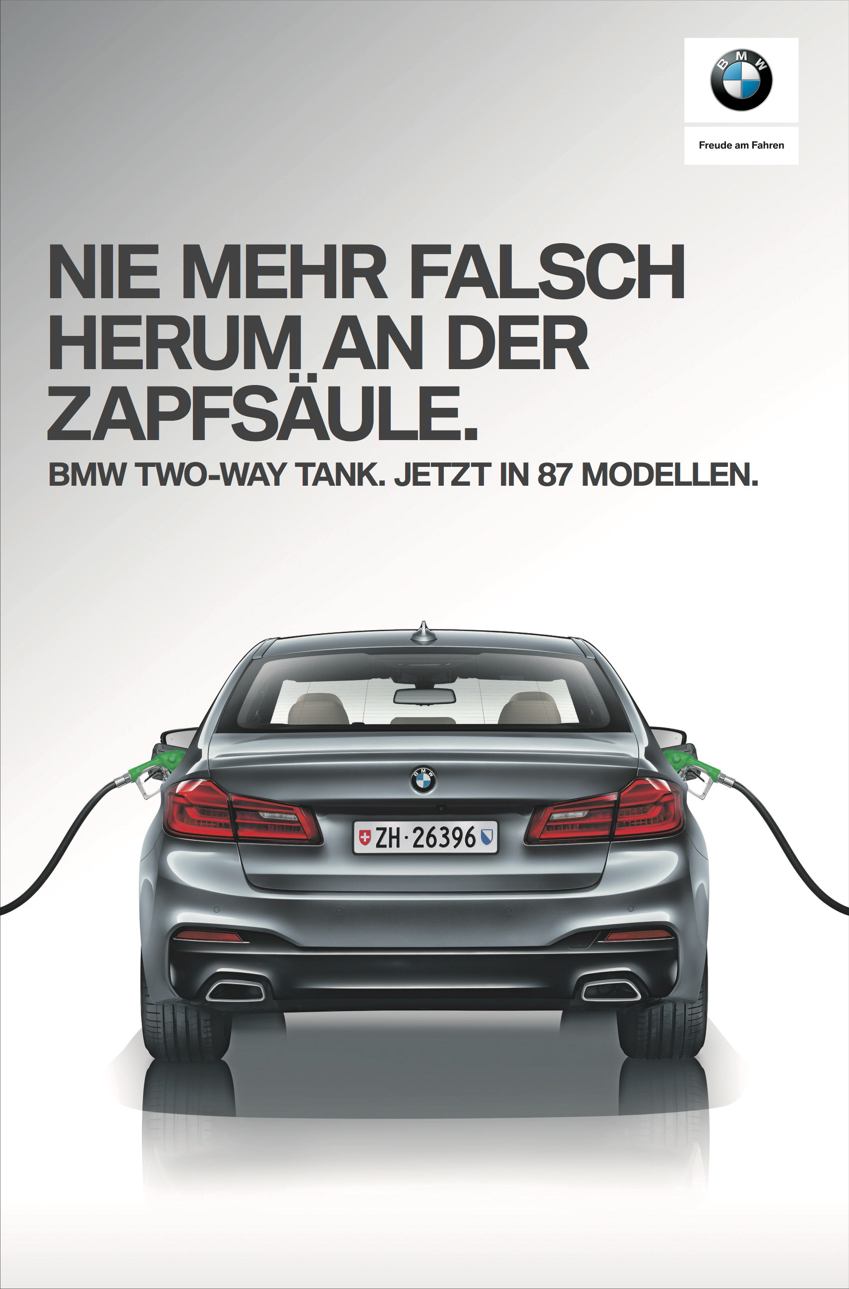 BMW 1. April Texter Idee