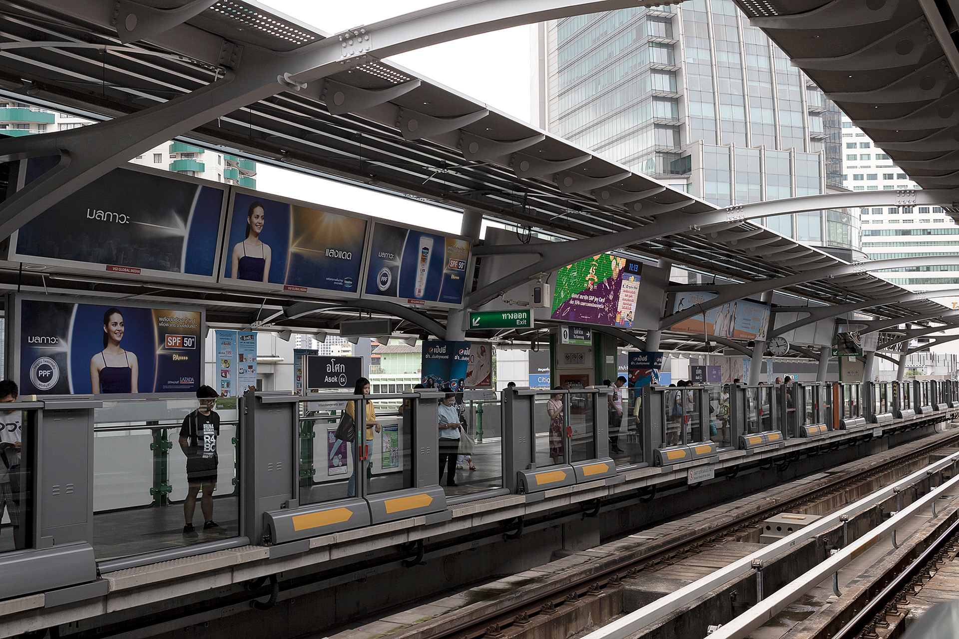 Skytrain Stop, Bangkok, 2018
