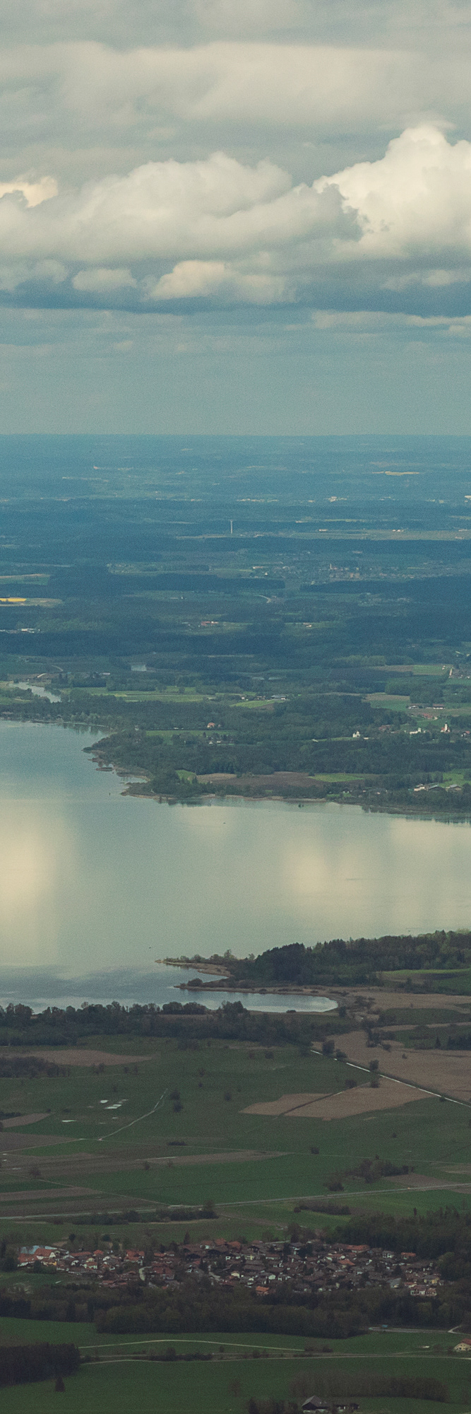 Blick auf den Chiemsee, Bayern, 2021