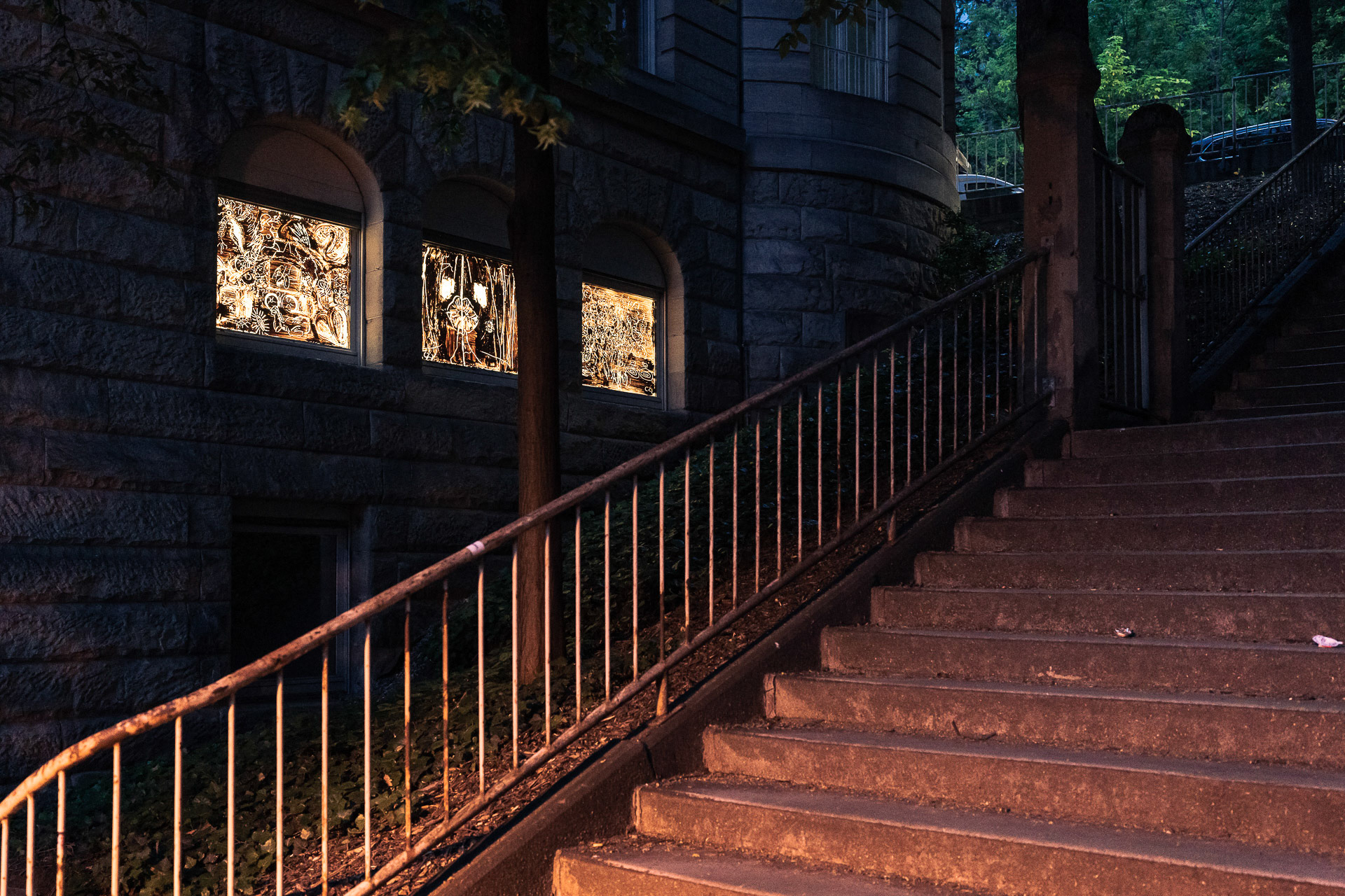 Mycelium Orgasm Report as part of exhibition project »Currently Available« at Project Space Römerstrasse, Akademie Schloss Solitude. 