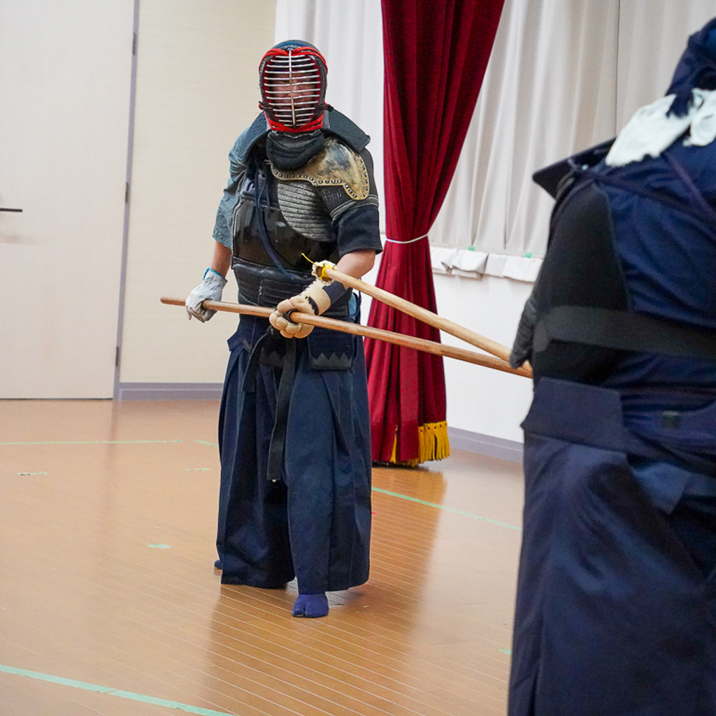 尾張貫流槍術 地稽古(防具試合)